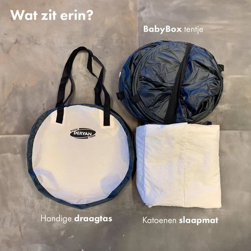 BabyBox baby tentje Campingbedje + matras - Ivory