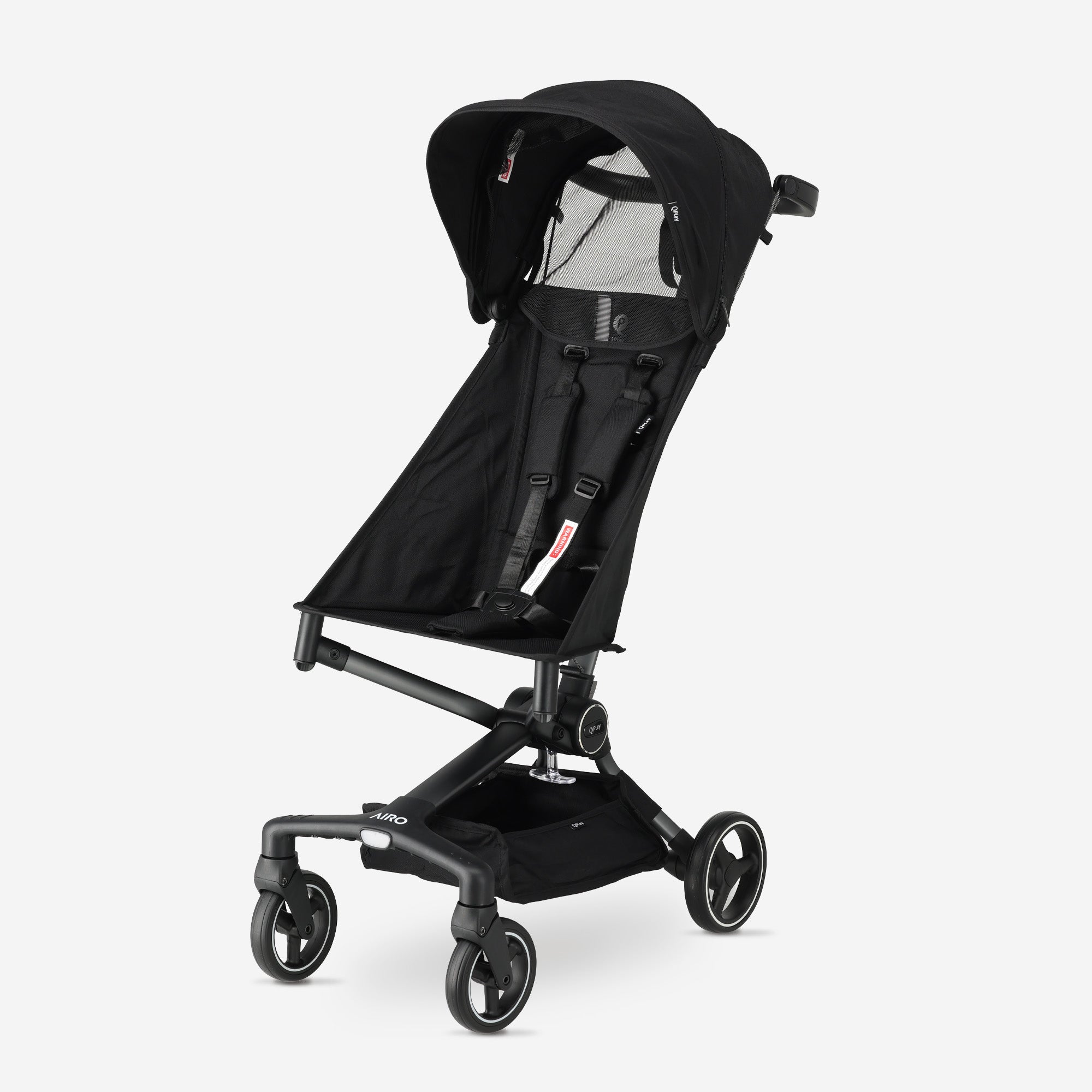 Qplay Airo Buggy - Inklapbaar - Lichtgewicht & Opvouwbaar - Zwart