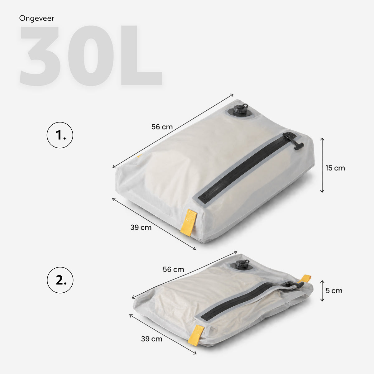 AirPack Vacuümzak met USB-C-pomp