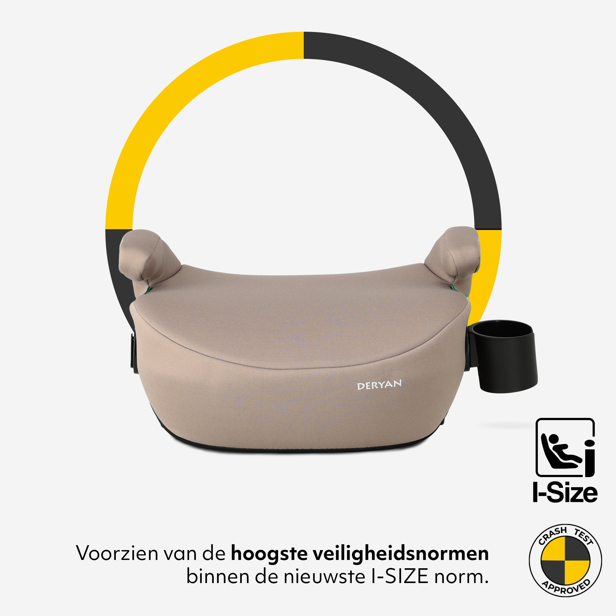 Cody i-Size Zitverhoger ISOFIX - Nougat