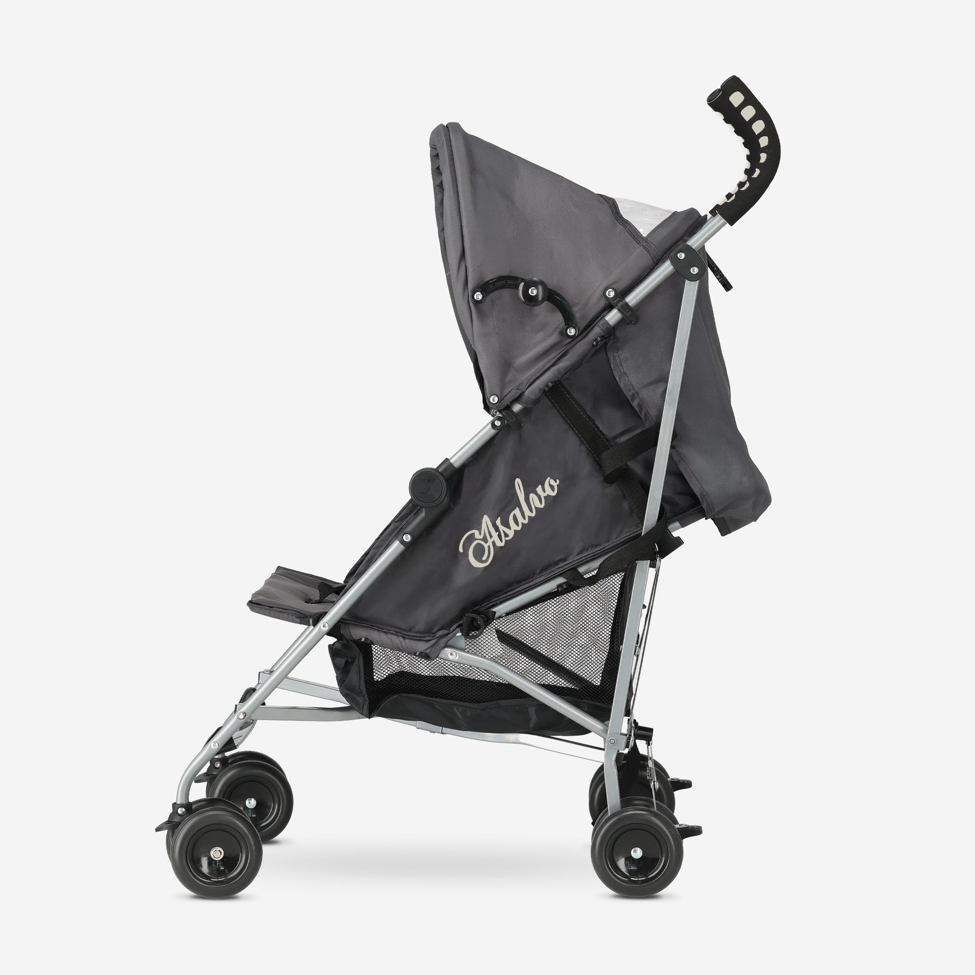 Asalvo Buggy - Paraplu Buggy - Compact Inklapbaar - Grijs/Créme
