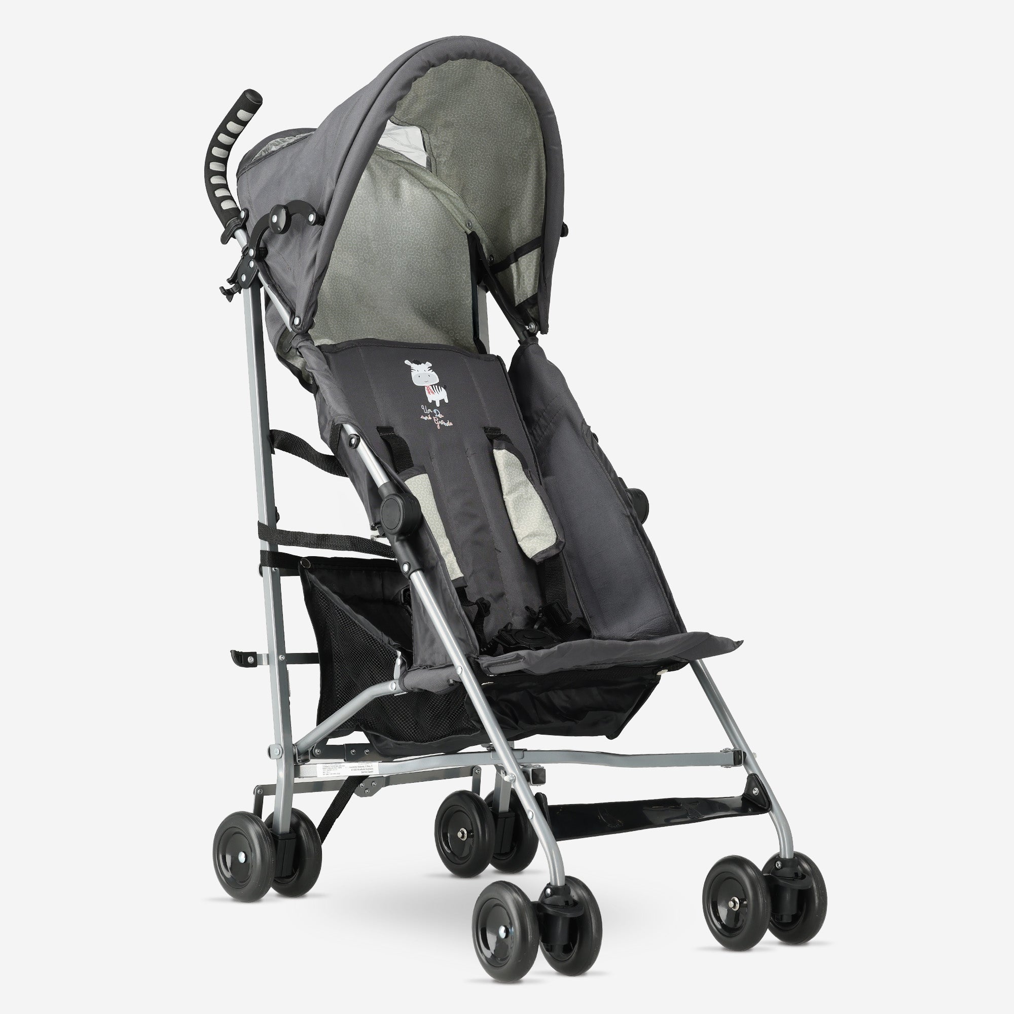 Asalvo Buggy - Paraplu Buggy - Compact Inklapbaar - Grijs/Créme