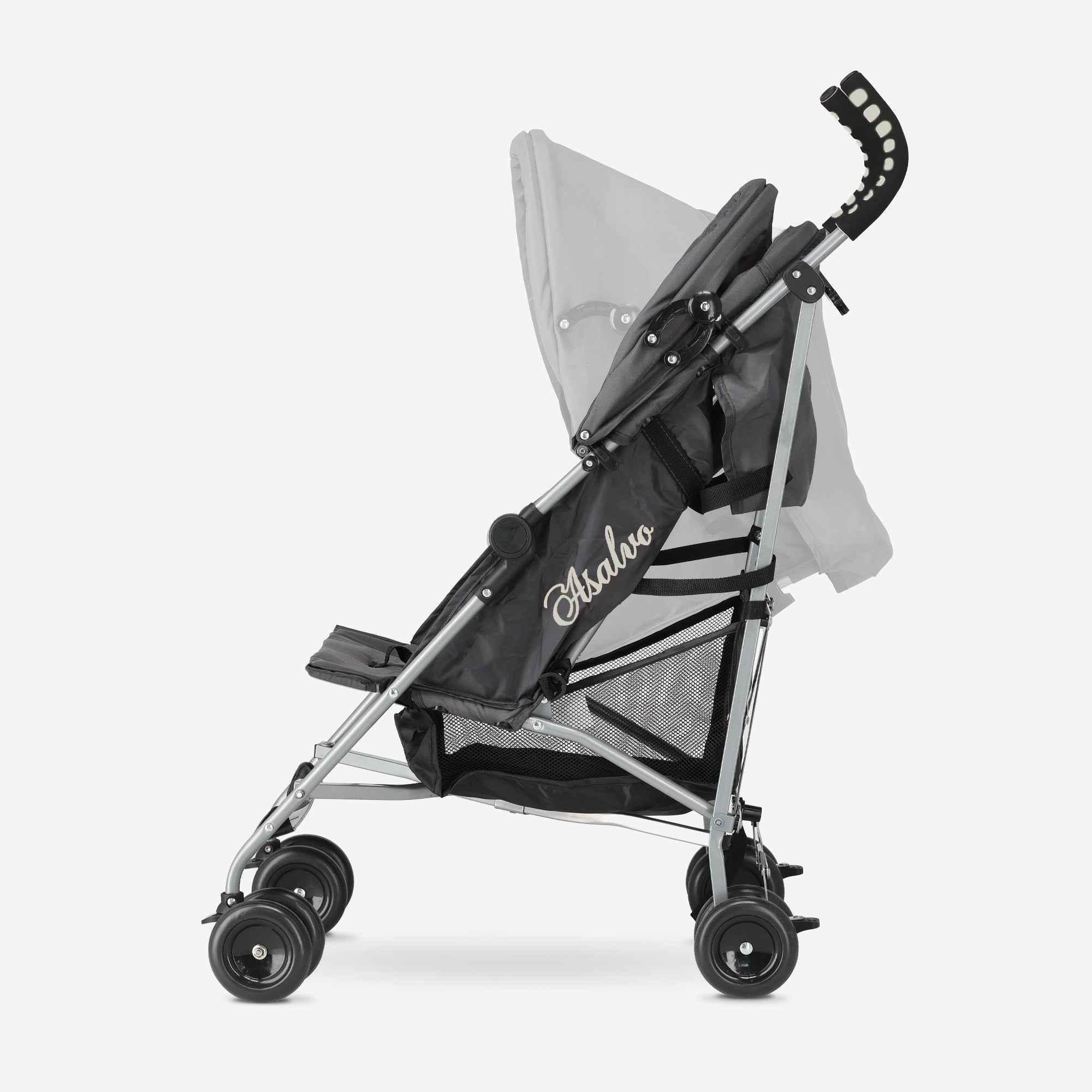 Asalvo Buggy - Paraplu Buggy - Compact Inklapbaar - Grijs/Créme