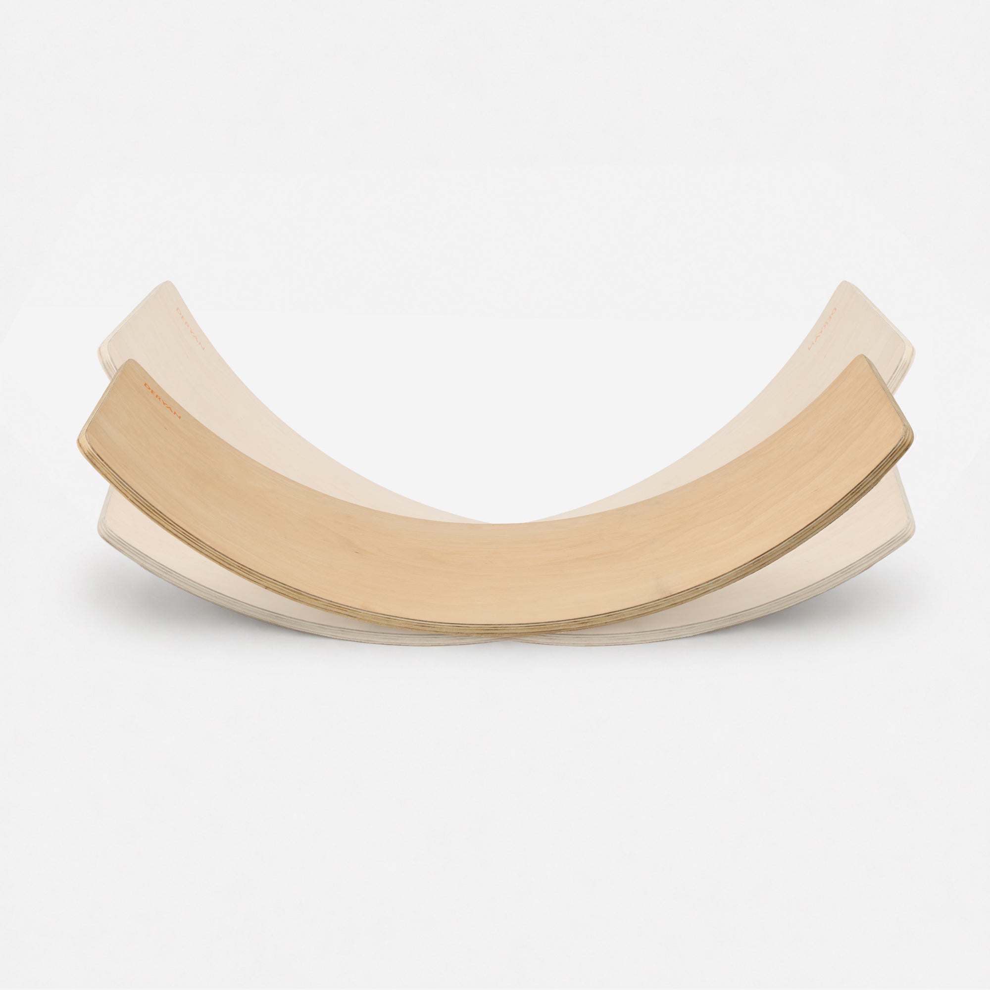 Deryan Luxe Balance board XL - Balance board - Bois de hêtre massif laqué incolore - 90cm