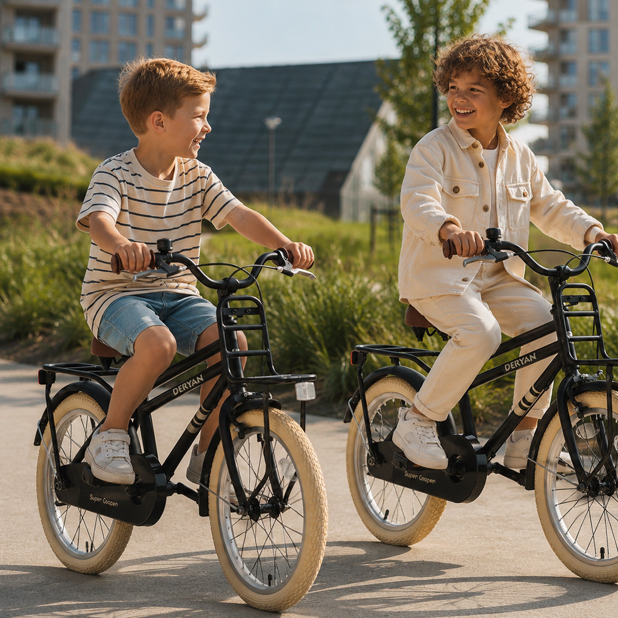Cooper Kinderfiets met standaard - 18 Inch