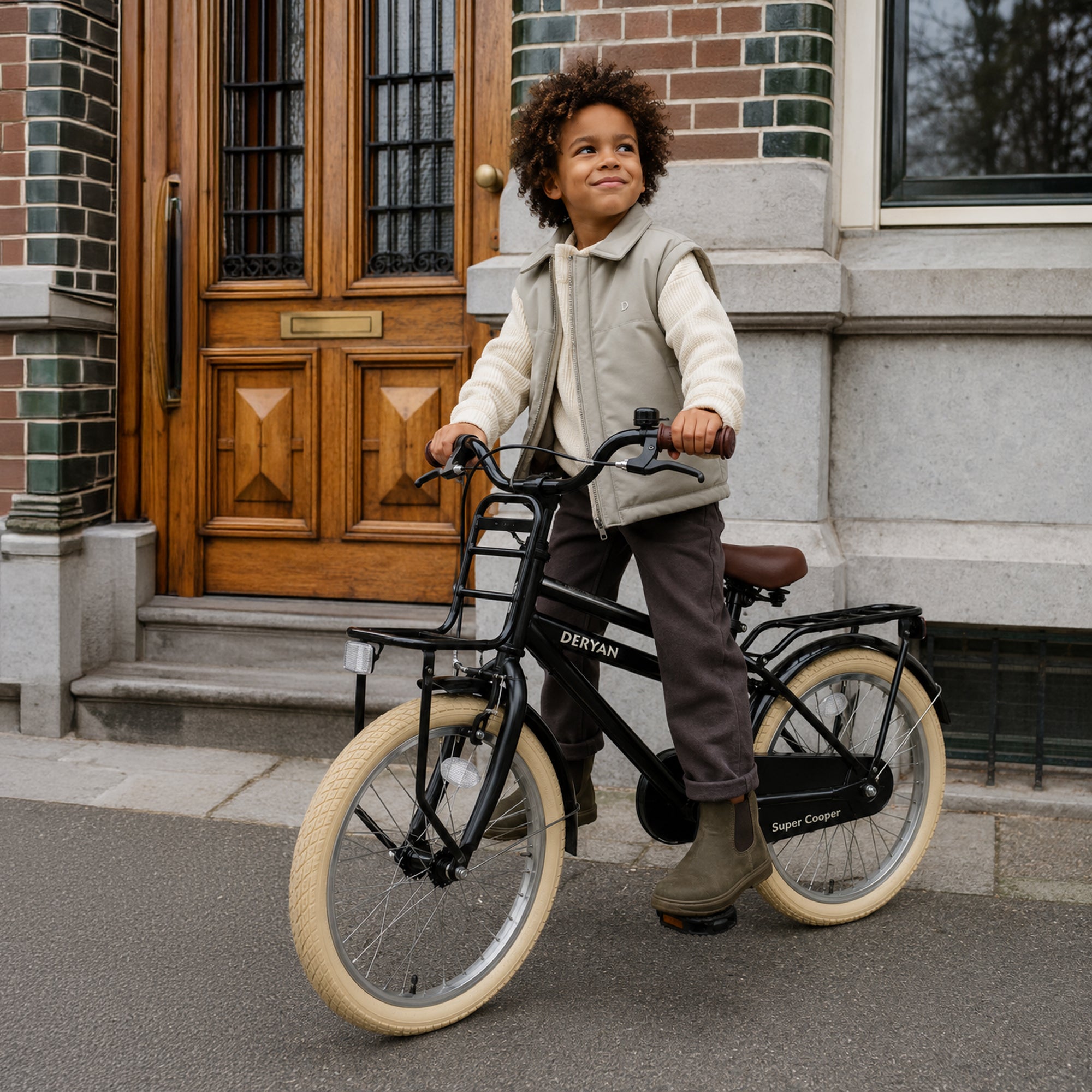 Cooper Kinderfiets met standaard - 18 Inch