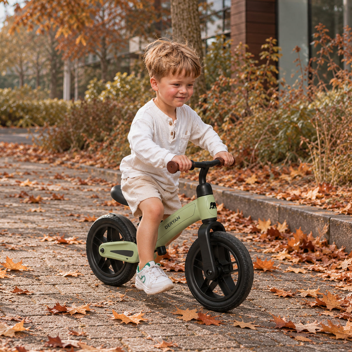 Luxe Loopfiets 10 inch - Groen