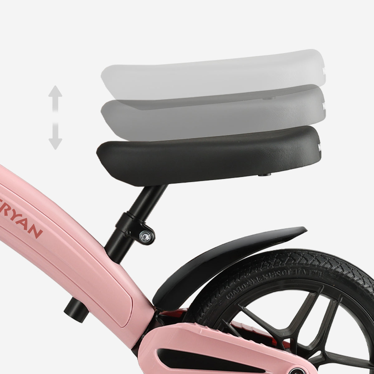 Luxe Loopfiets 10 inch - Roze