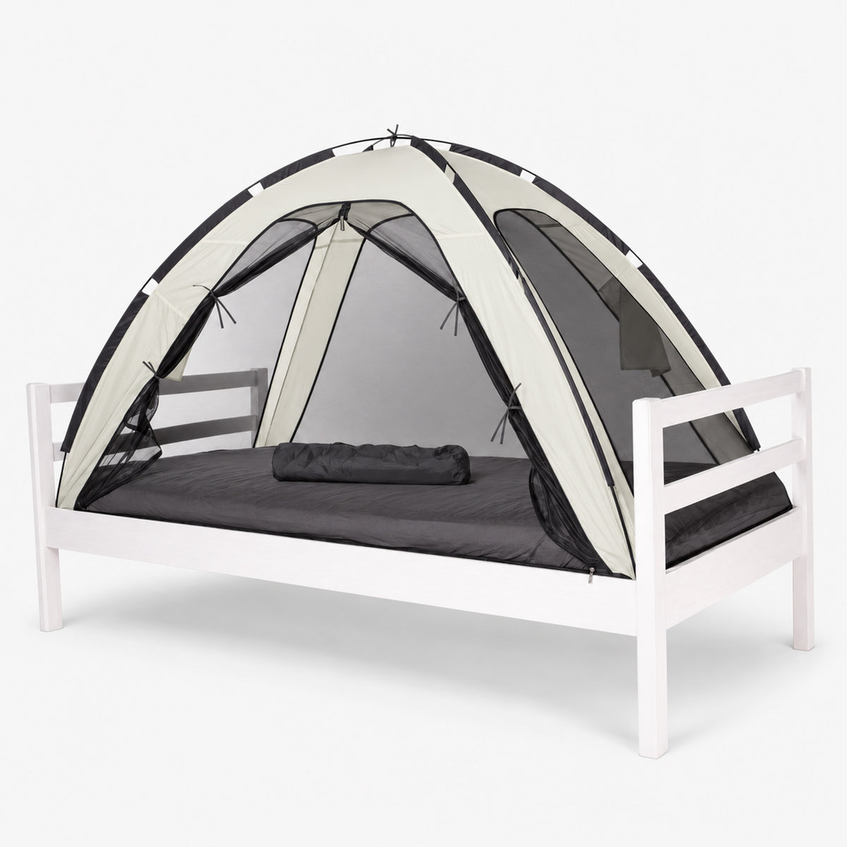 Bedtent Klamboe Ivory - 200x90cm - Hoogste kwaliteit Muggennet