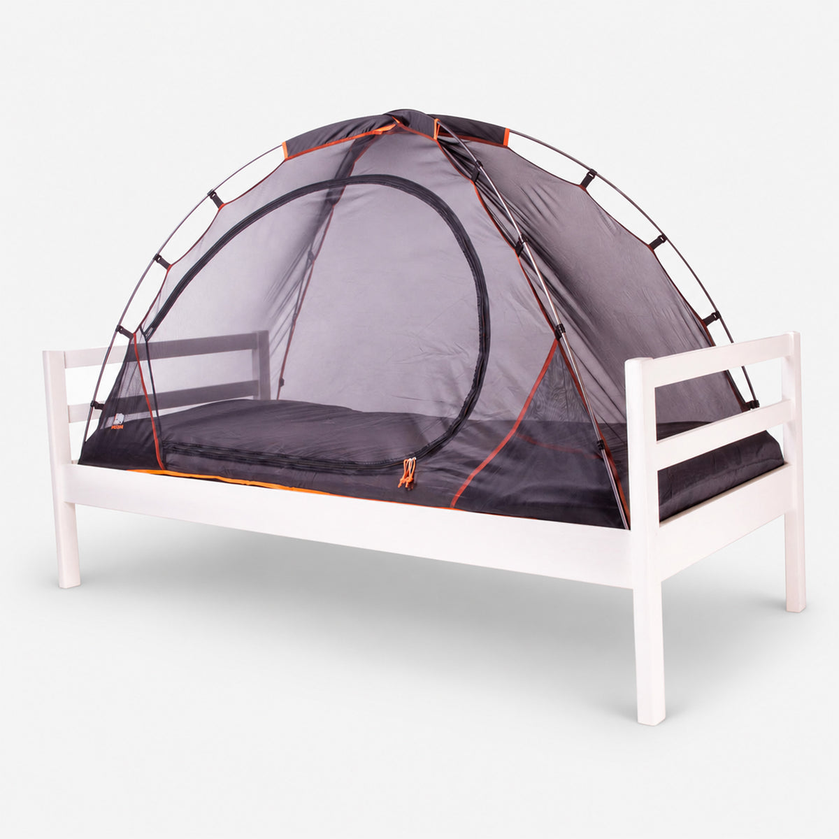 Bedtent Klamboe Zwart - 200x90cm - Hoogste kwaliteit Muggennet