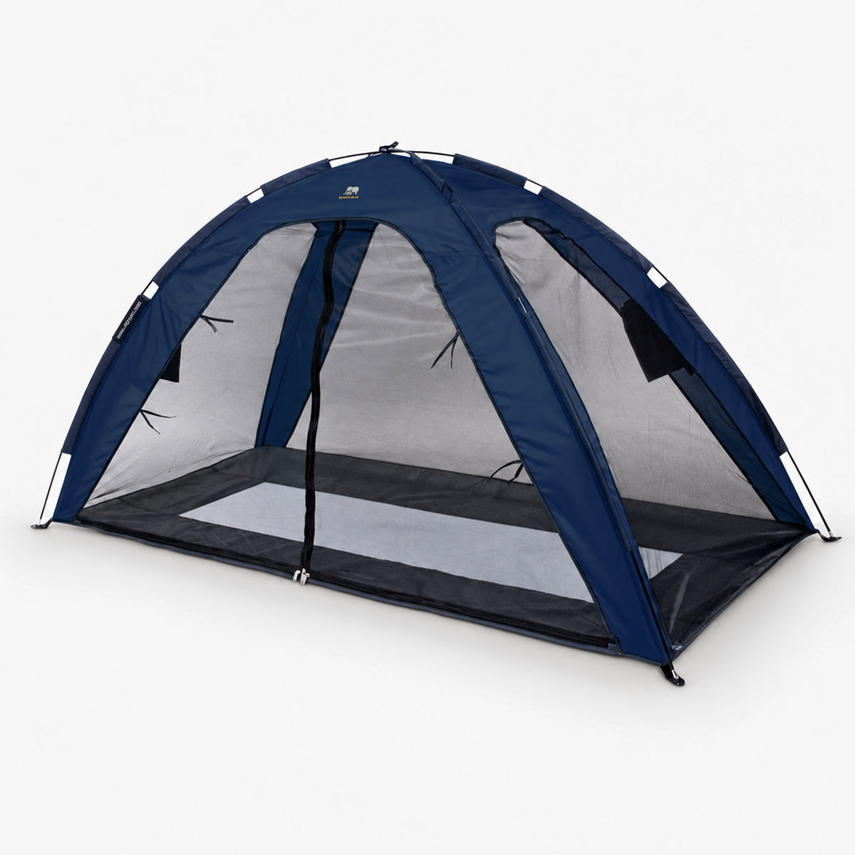 Bedtent Klamboe Navy - 200x90cm - Hoogste kwaliteit Muggennet