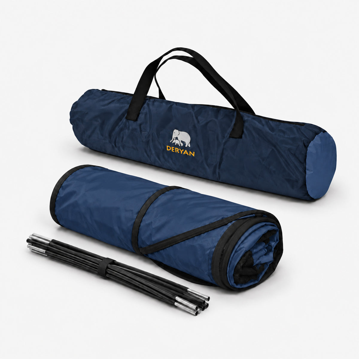 Bedtent Klamboe Navy - 200x90cm - Hoogste kwaliteit Muggennet
