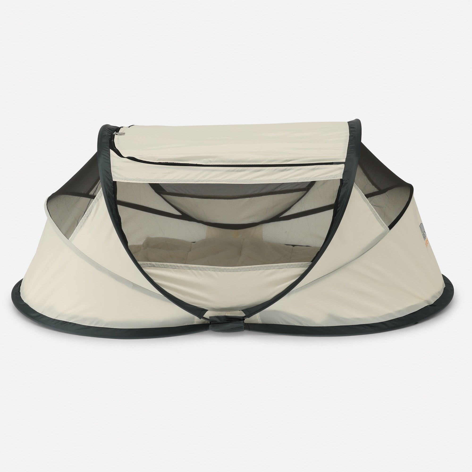 BabyBox Baby Tent Travel Cot + Mattress - Cream