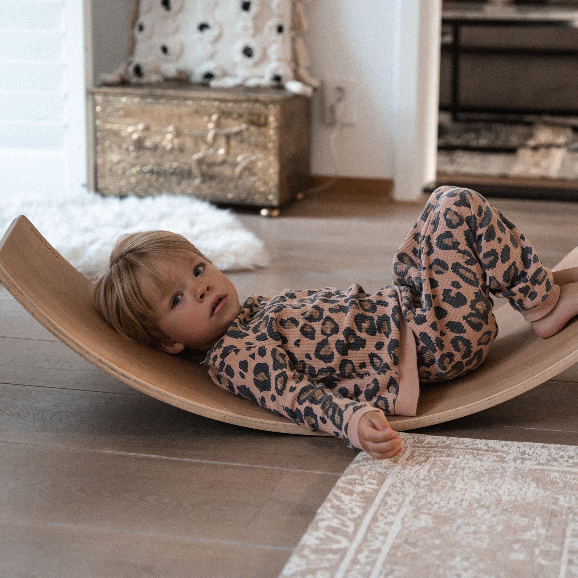 Balance Board Hout met Vilt 90 cm