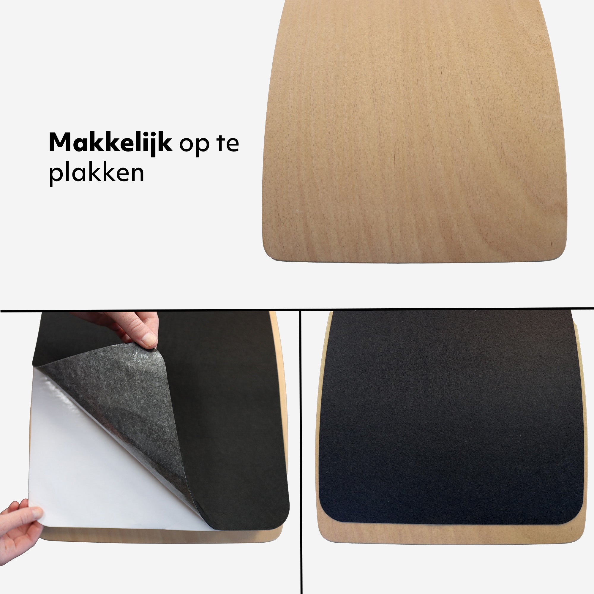 Balance Board Hout met Vilt 90 cm