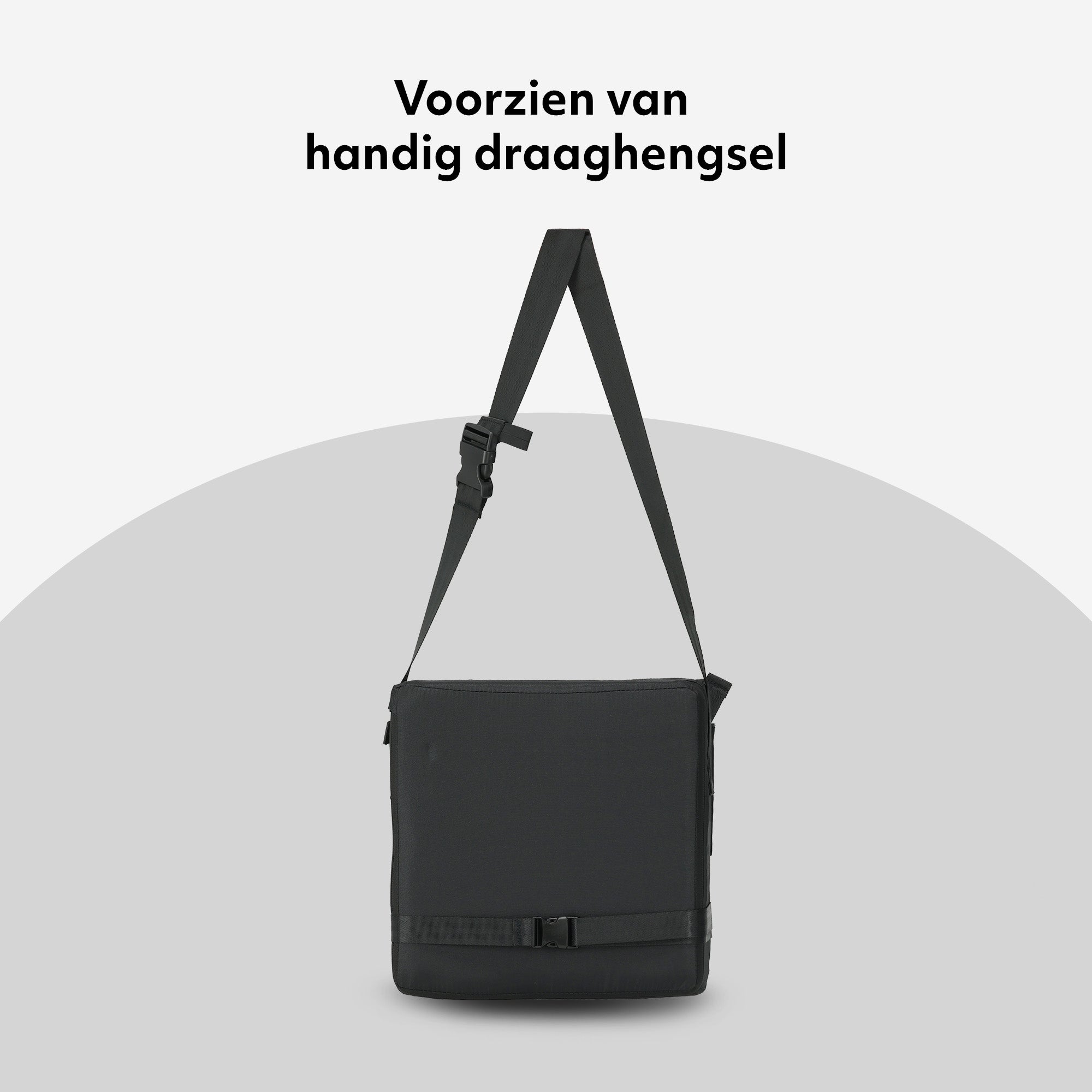 Deryan Travel Booster Stoelverhoger - Inclusief bevestigingsriem Black