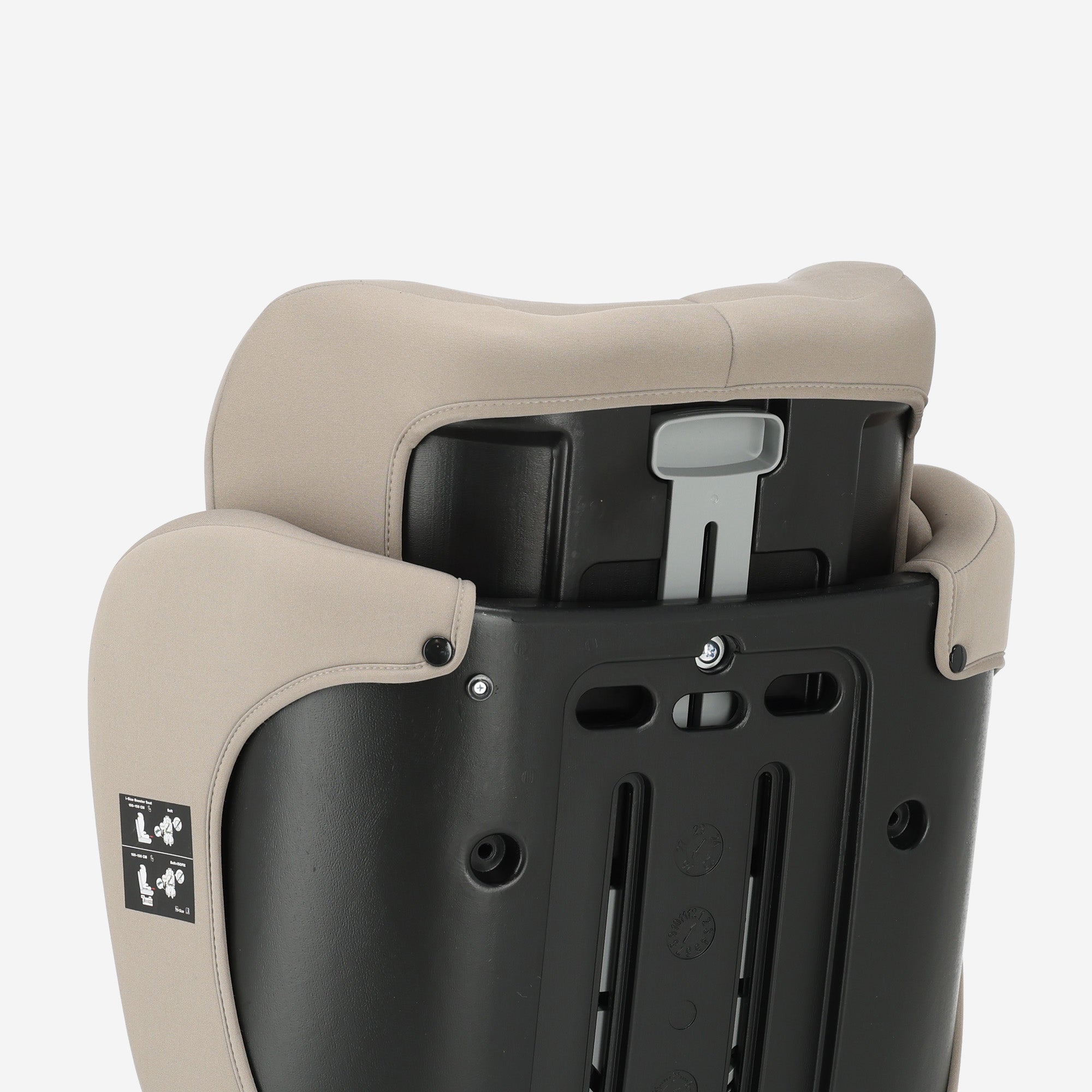 Charlie Luxe i-Size/isofix Autostoel Vanaf 3,5 jaar tot ca. 12 jaar - 100-150 cm - Nougat