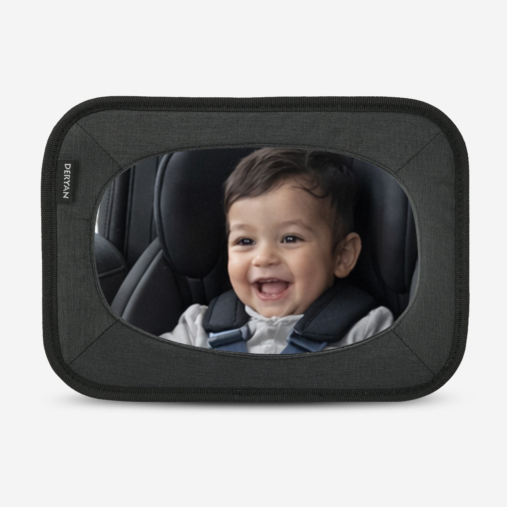 Deryan Baby Autospiegel Zwart