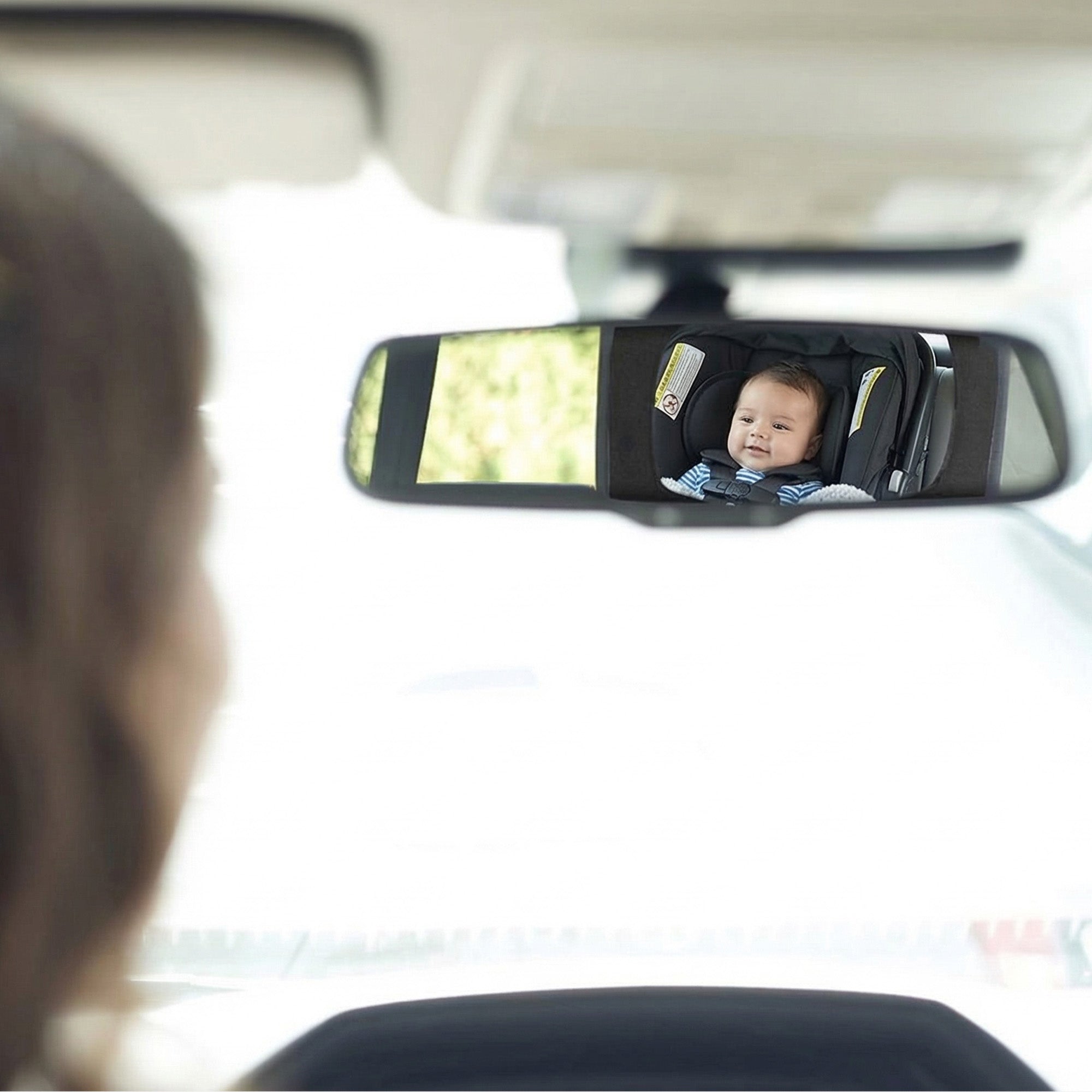 Deryan Baby Autospiegel Zwart