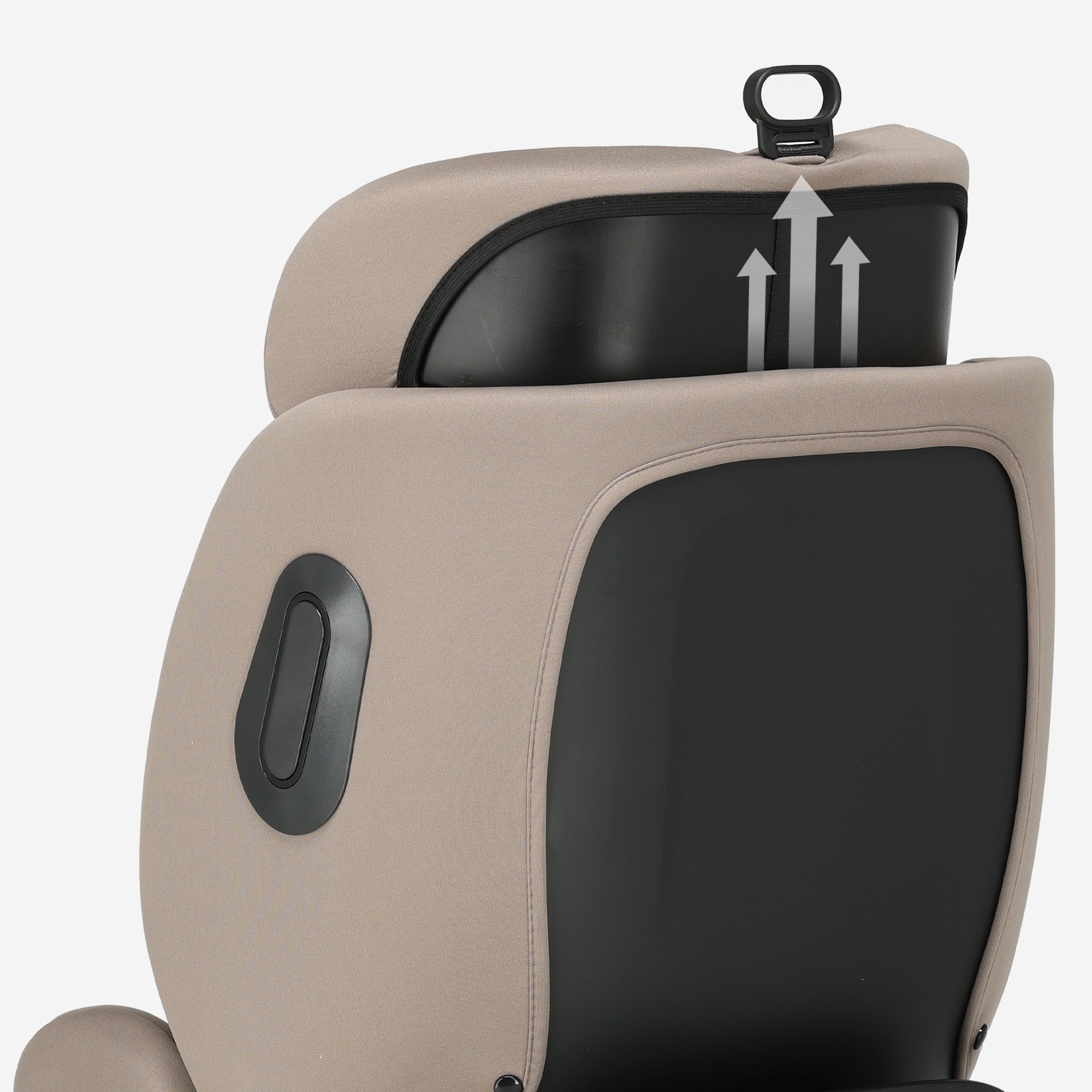 Carly Luxe i-Size Autostoel - 0-36kg - Isofix + steunpoot - 360 draaibaar - Nougat