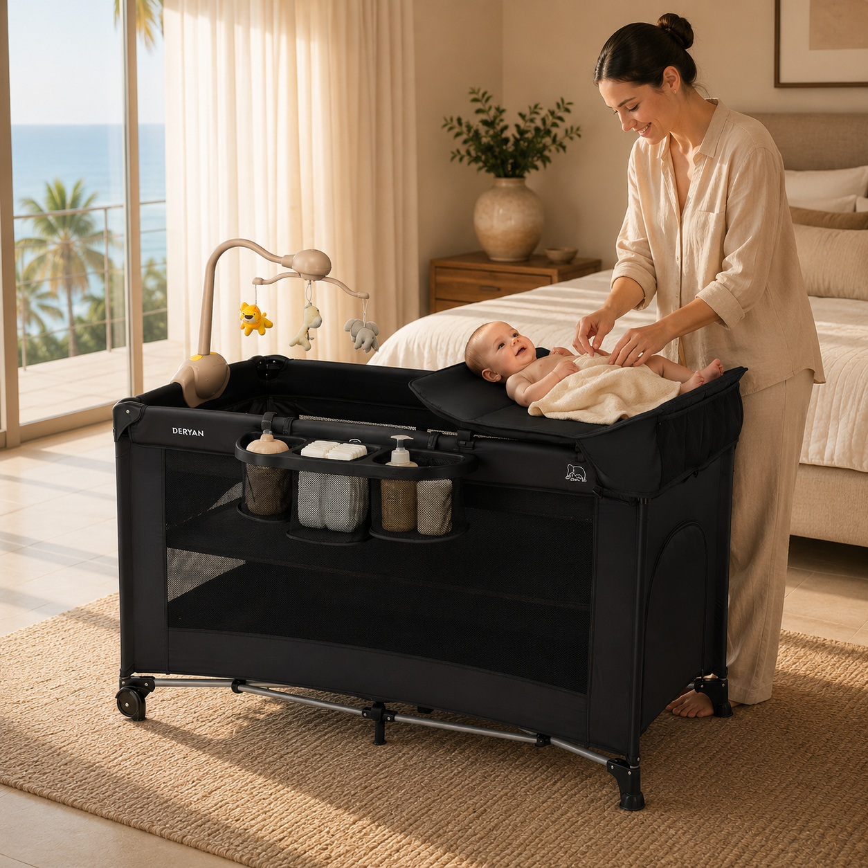 Believer Luxe Campingbed - Inclusief bodemverhoger - Zwart