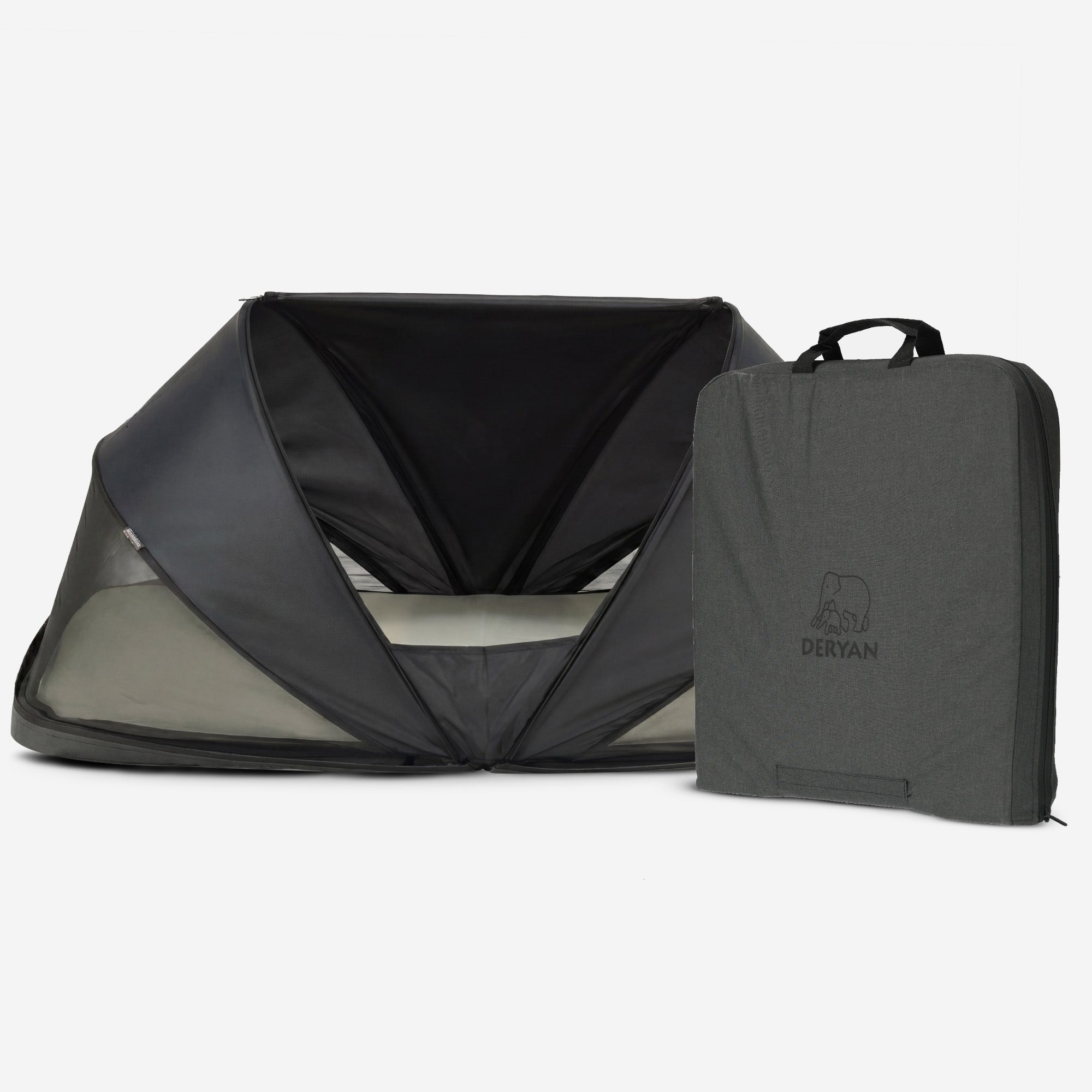 Cutey Campingbedje Babytent - Travelcot - Zwart