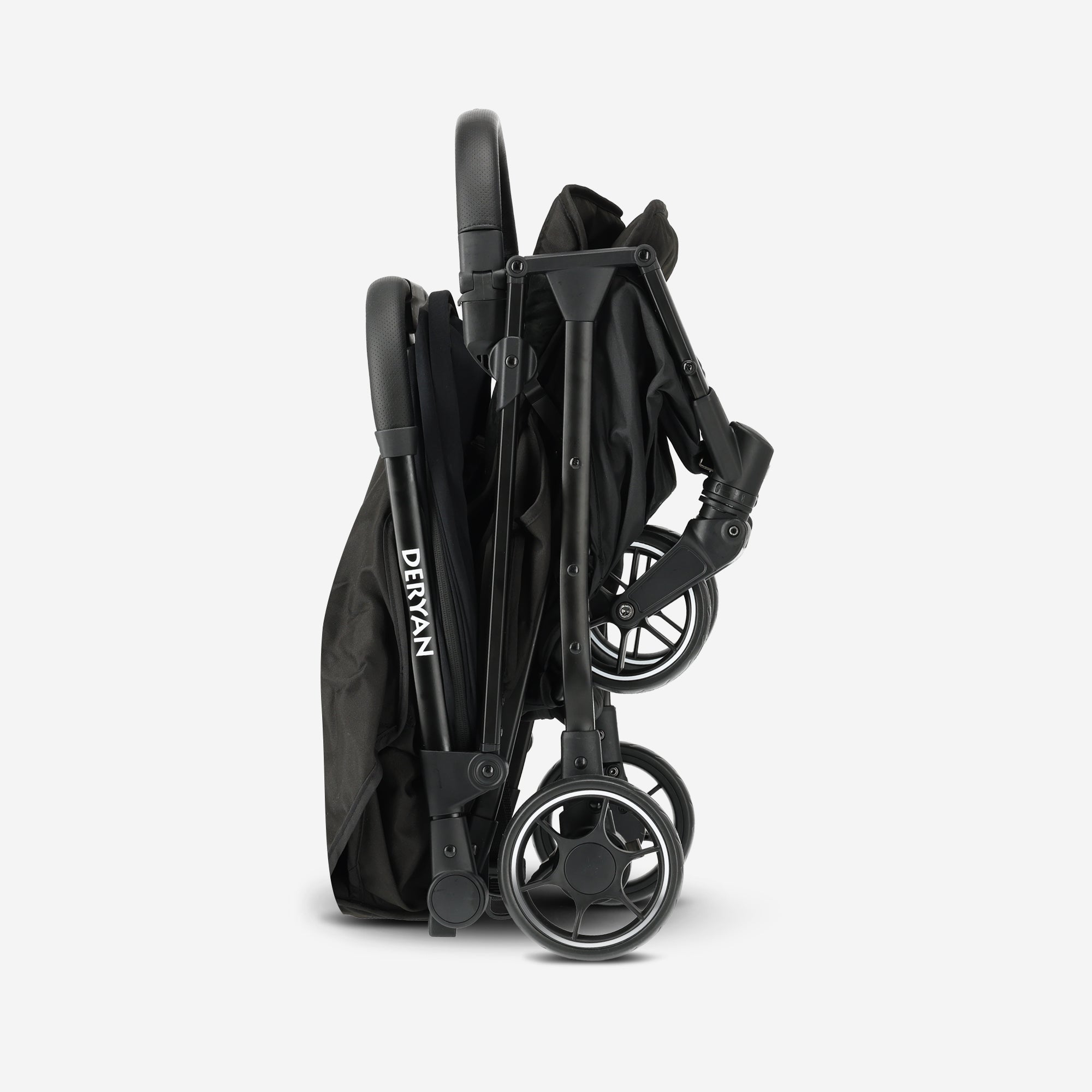 Deryan Airplane Buggy – Inclusief regenhoes en transporttas - Zwart