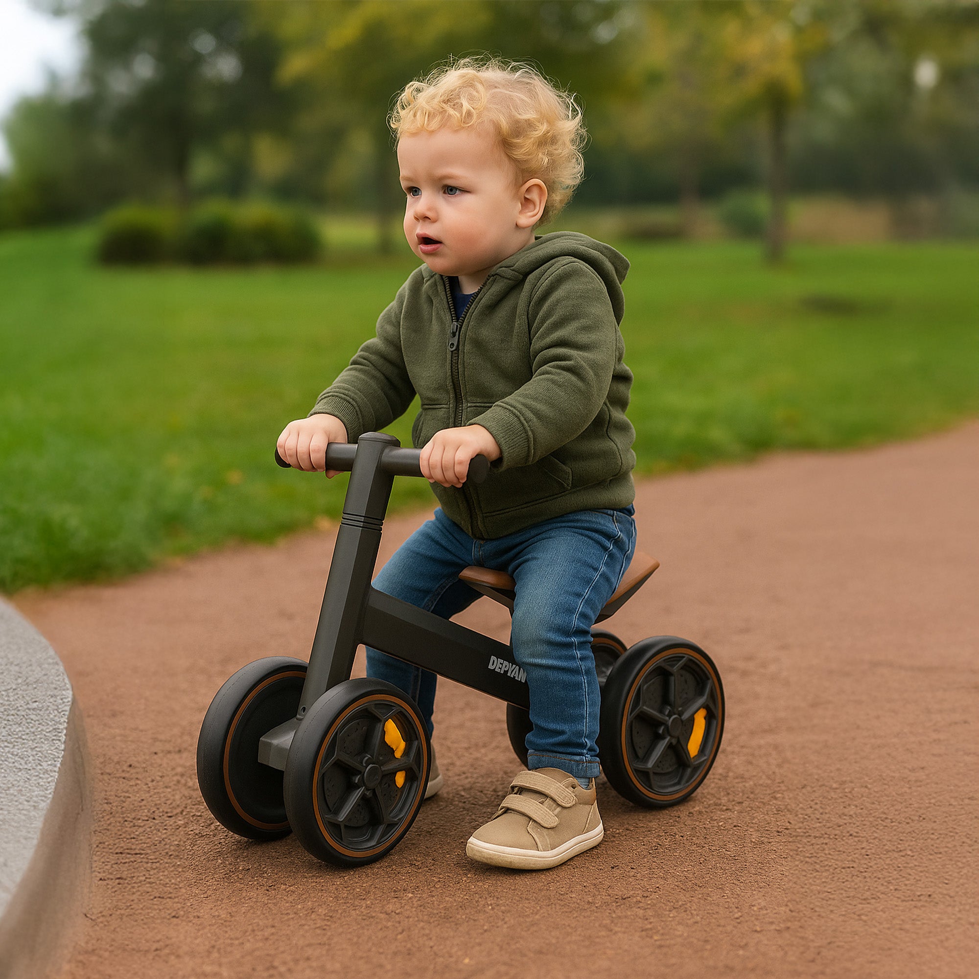 Dex Luxe Loopfiets - Zwart