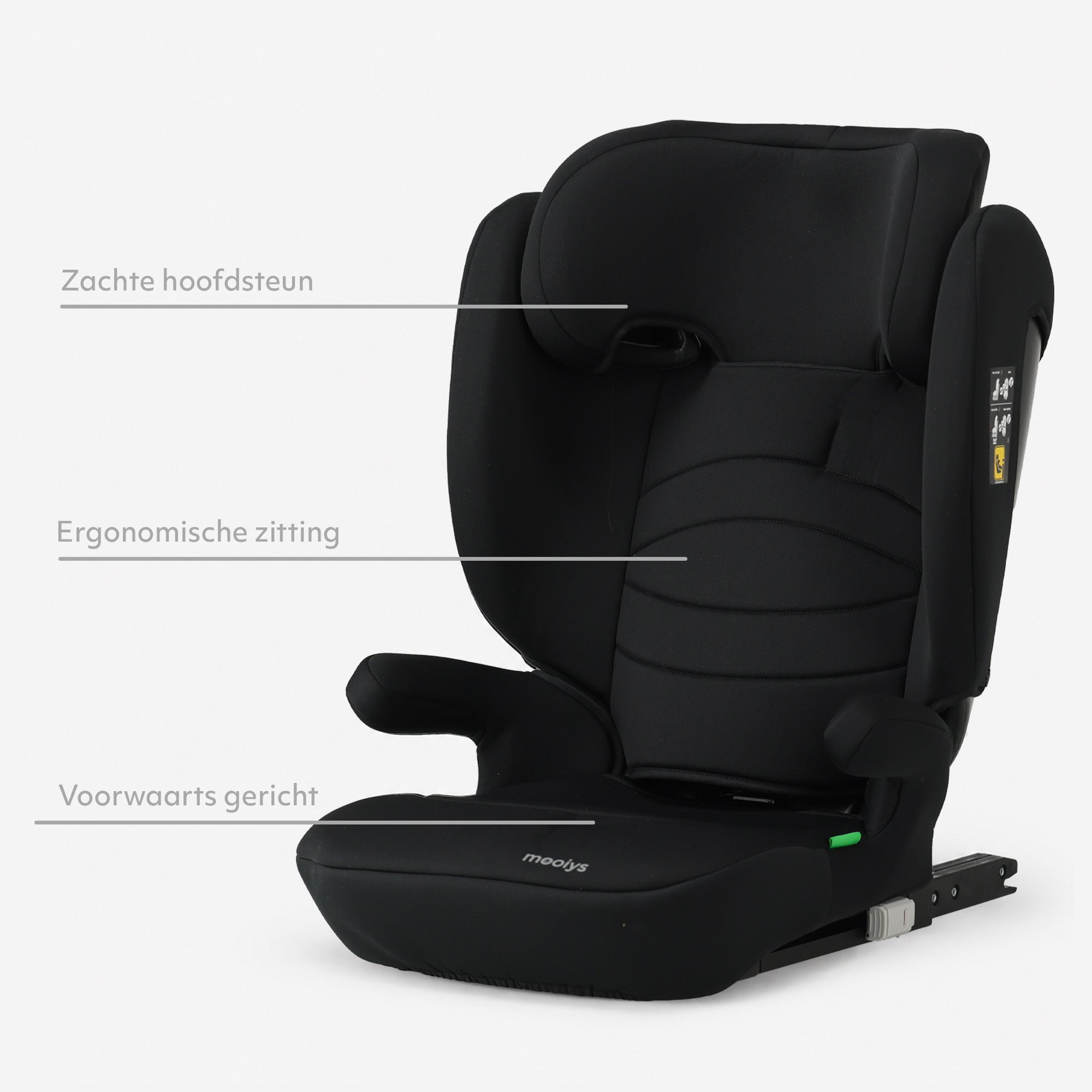 Daisy Isofix i-Size Autostoel - 100 tot 150 cm - Verstelbare Hoofdsteun