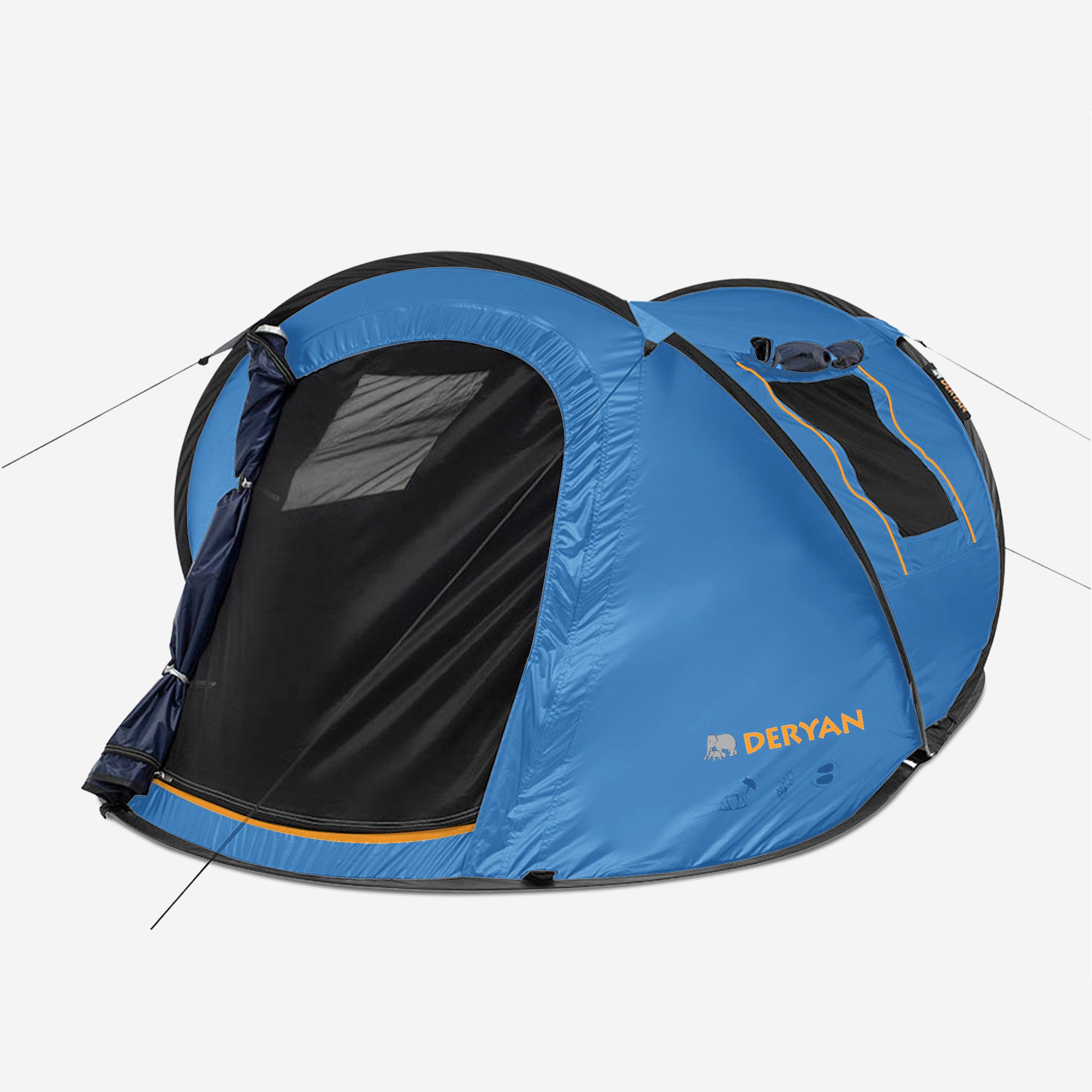 Deryan Pop Up Tent Dome - 2000MM waterkolom