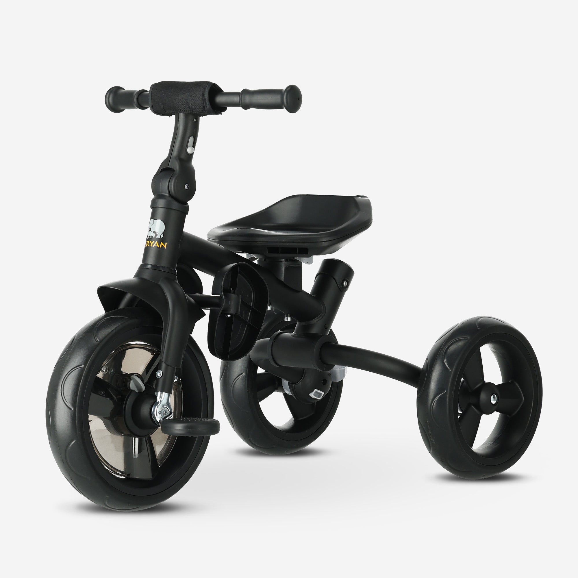 Explorer Luxe Driewieler met duwstang - Opvouwbaar met mandje groen