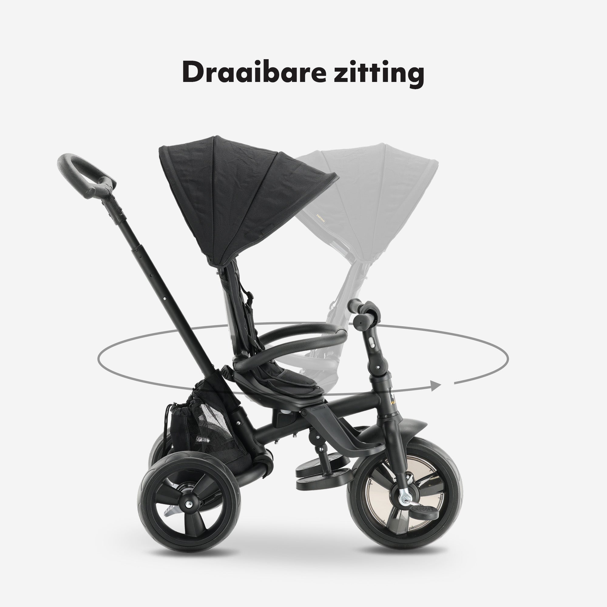 DERYAN Explorer tricycle black