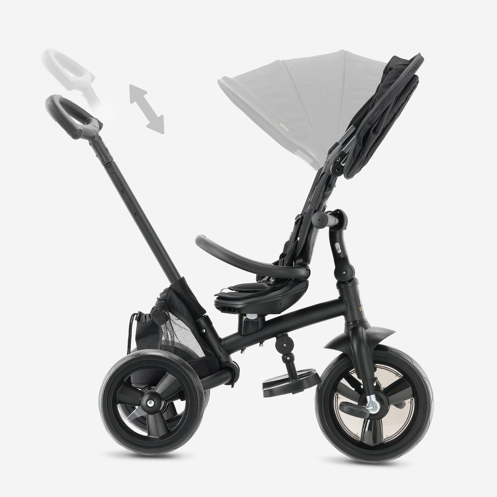 DERYAN Explorer tricycle black