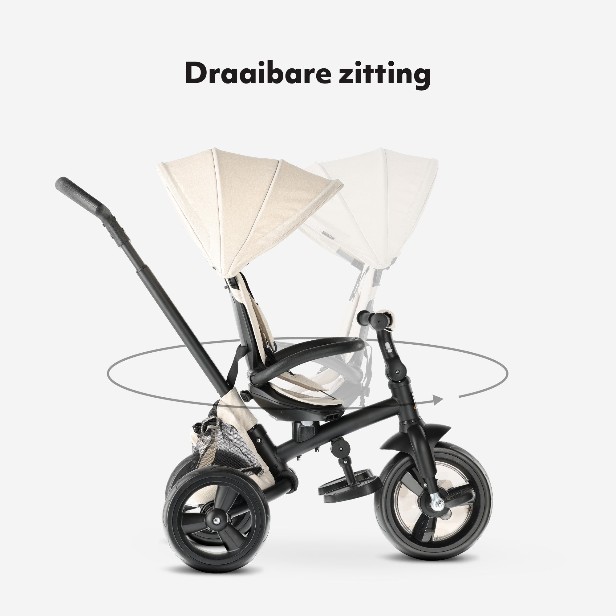 DERYAN Explorer tricycle cream