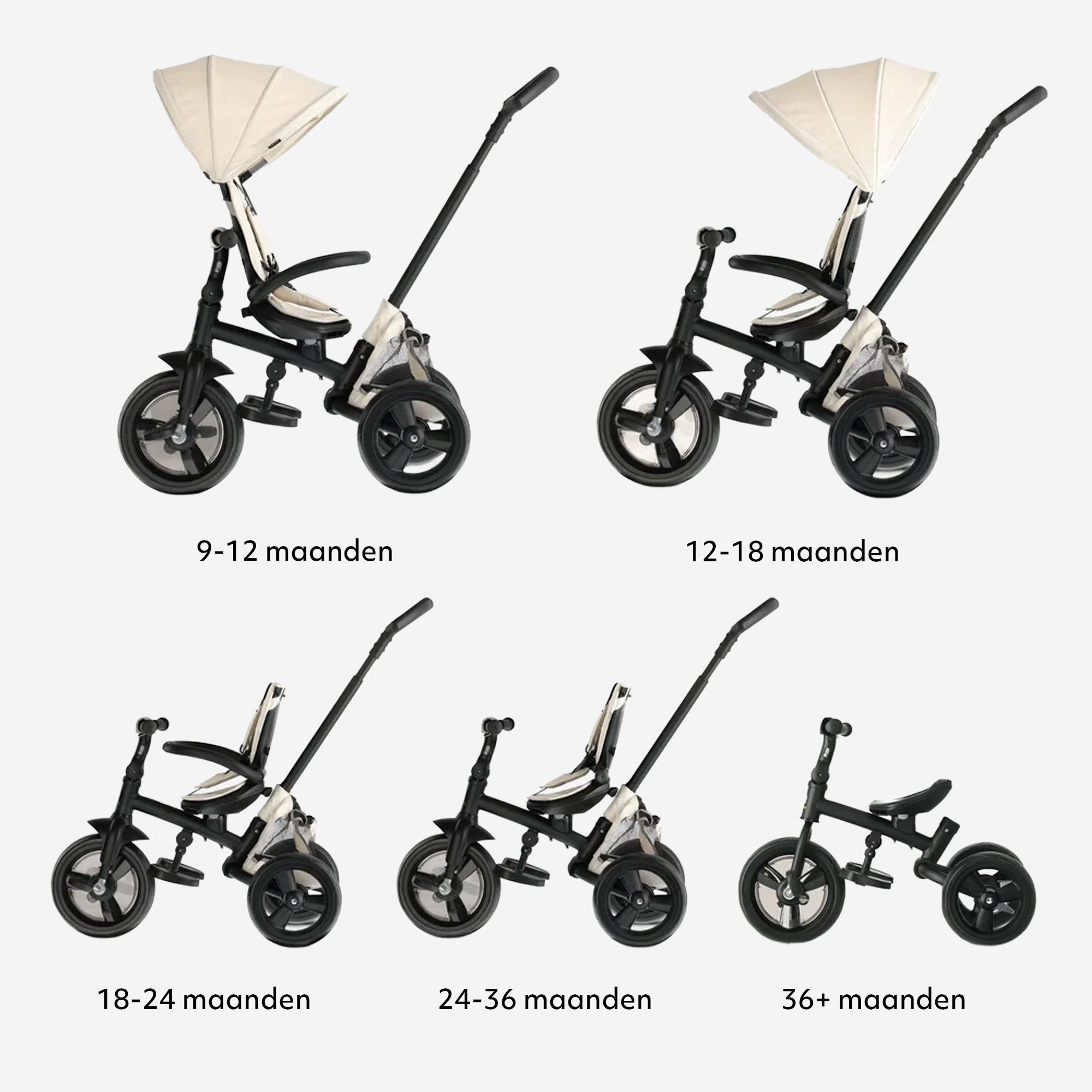 DERYAN Explorer tricycle cream