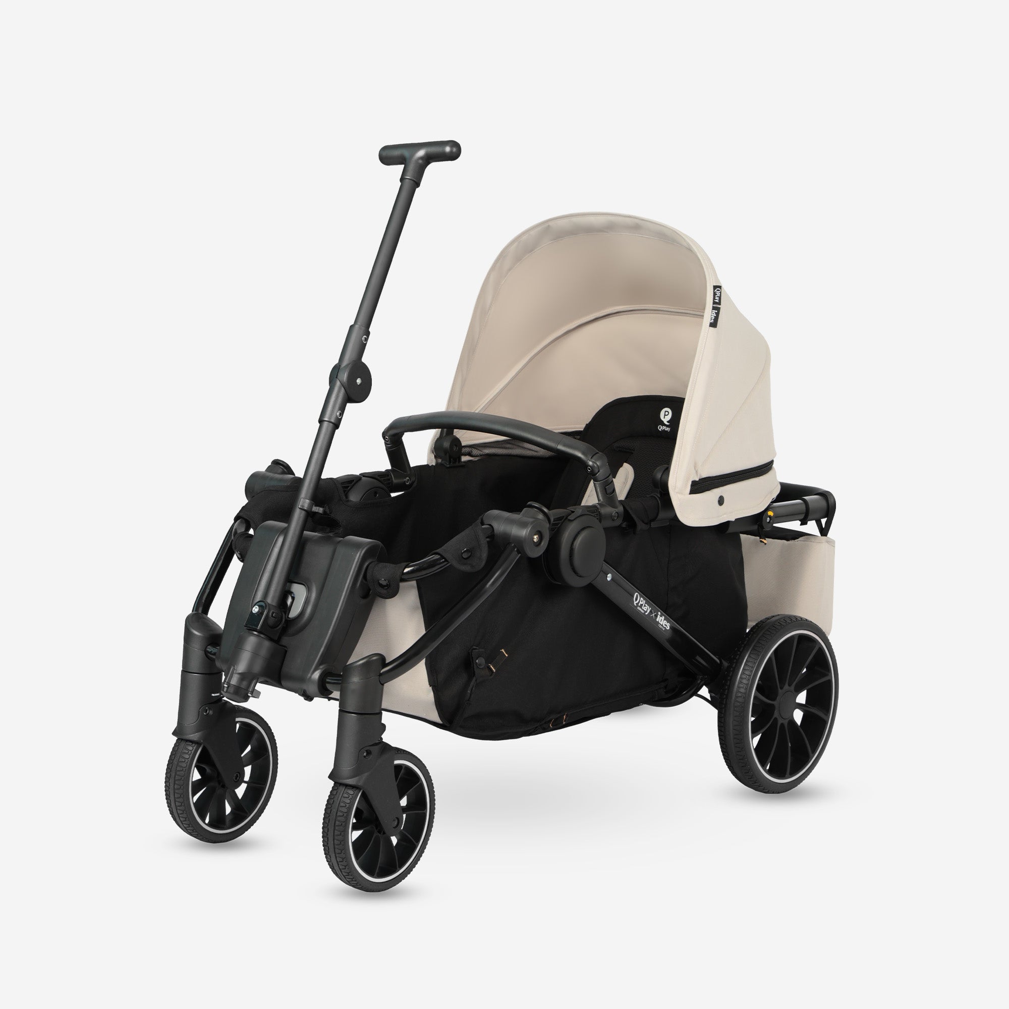 Qplay Go Cargo Kinderwagen & Bollerwagen – Beige