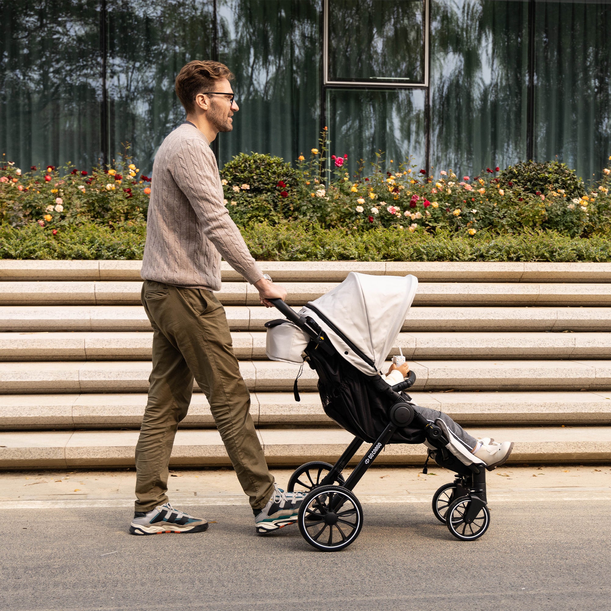 Qplay Go Cargo Kinderwagen & Bolderkar - Beige