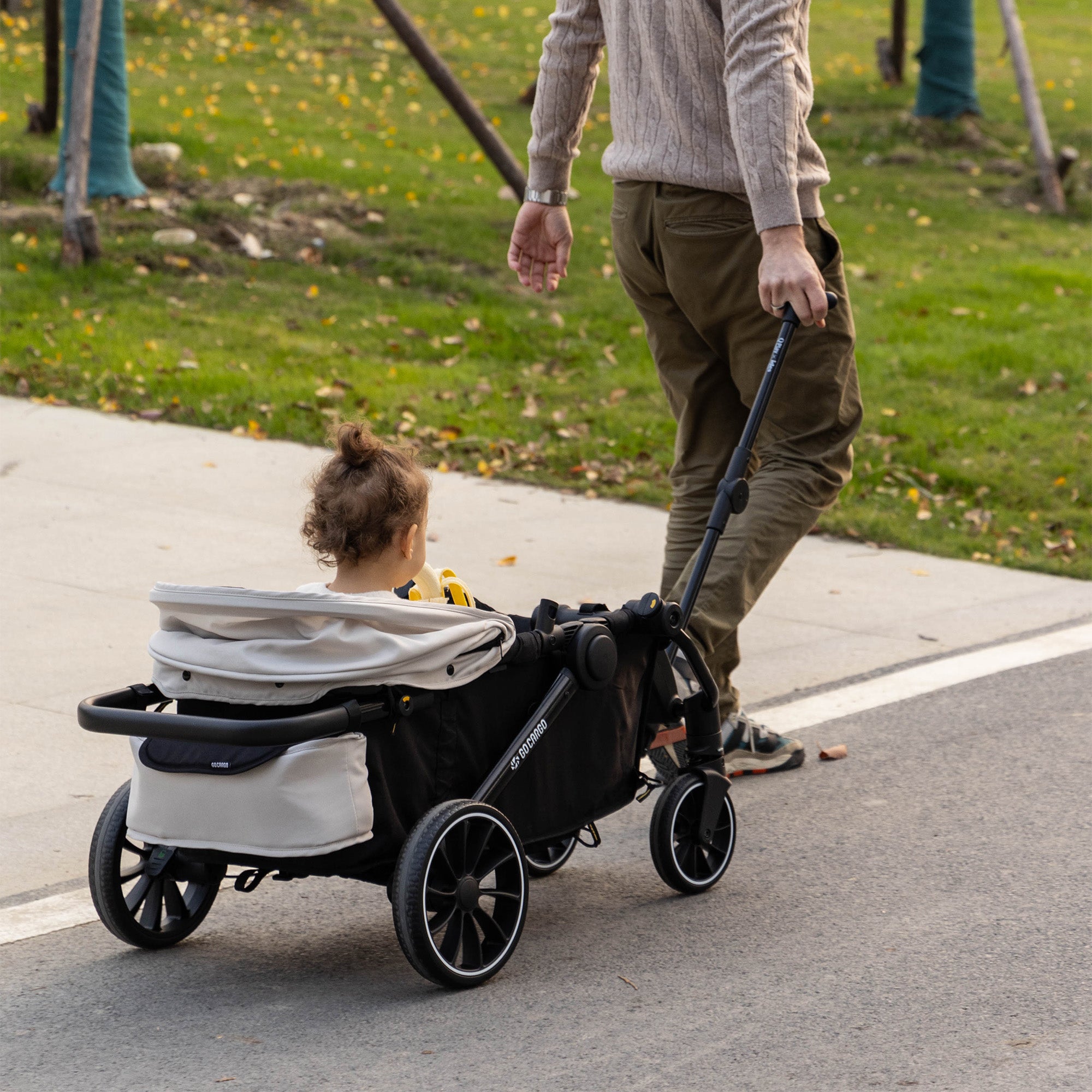 Qplay Go Cargo Kinderwagen & Bolderkar - Beige