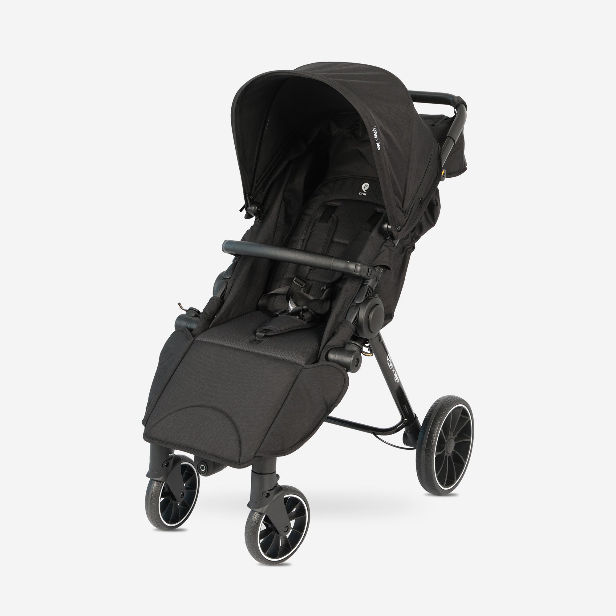 Qplay Go Cargo Kinderwagen & Bolderkar - Zwart