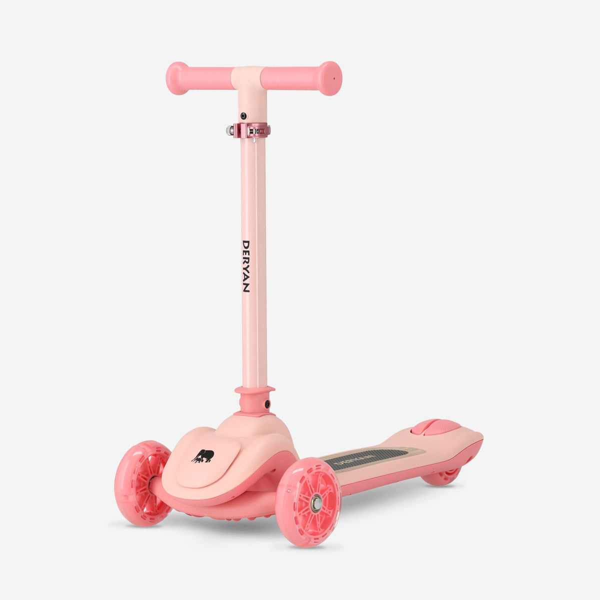 Trottinette enfant Harvey – dès 3 ans – roues LED – hauteur réglable – Noir