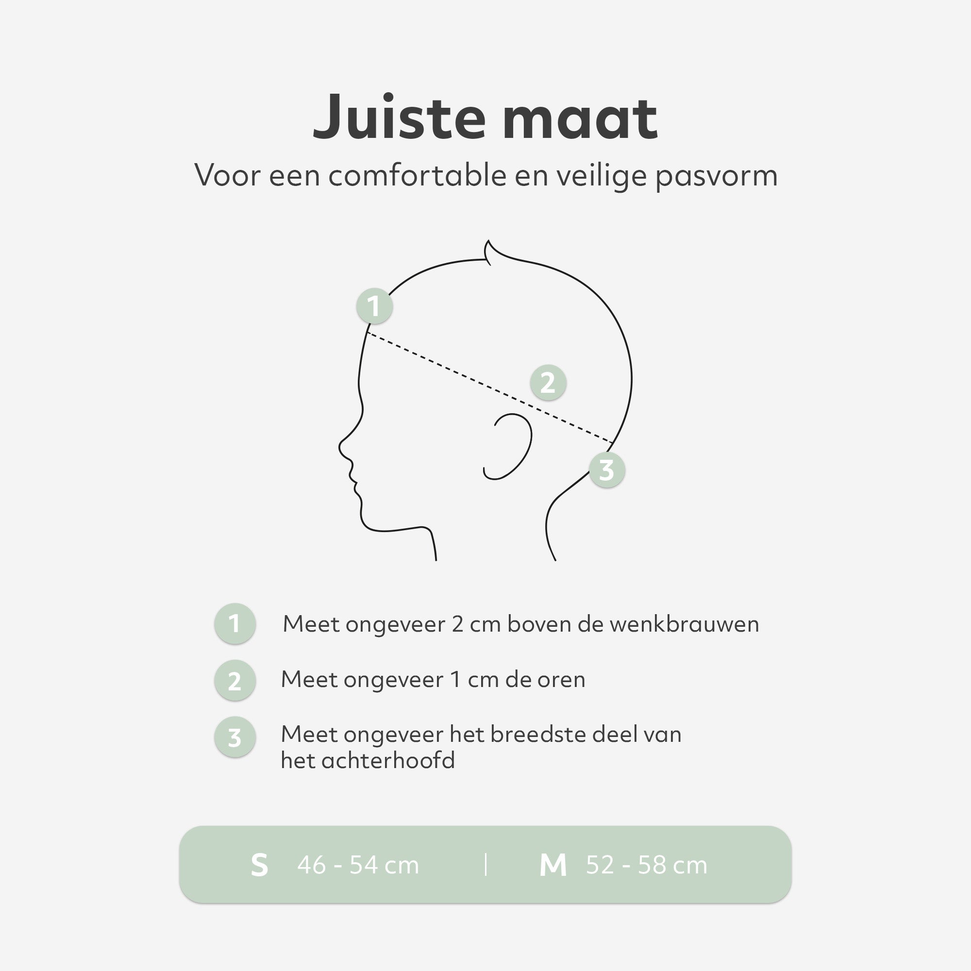 Kinderhelm Groen - Maat M