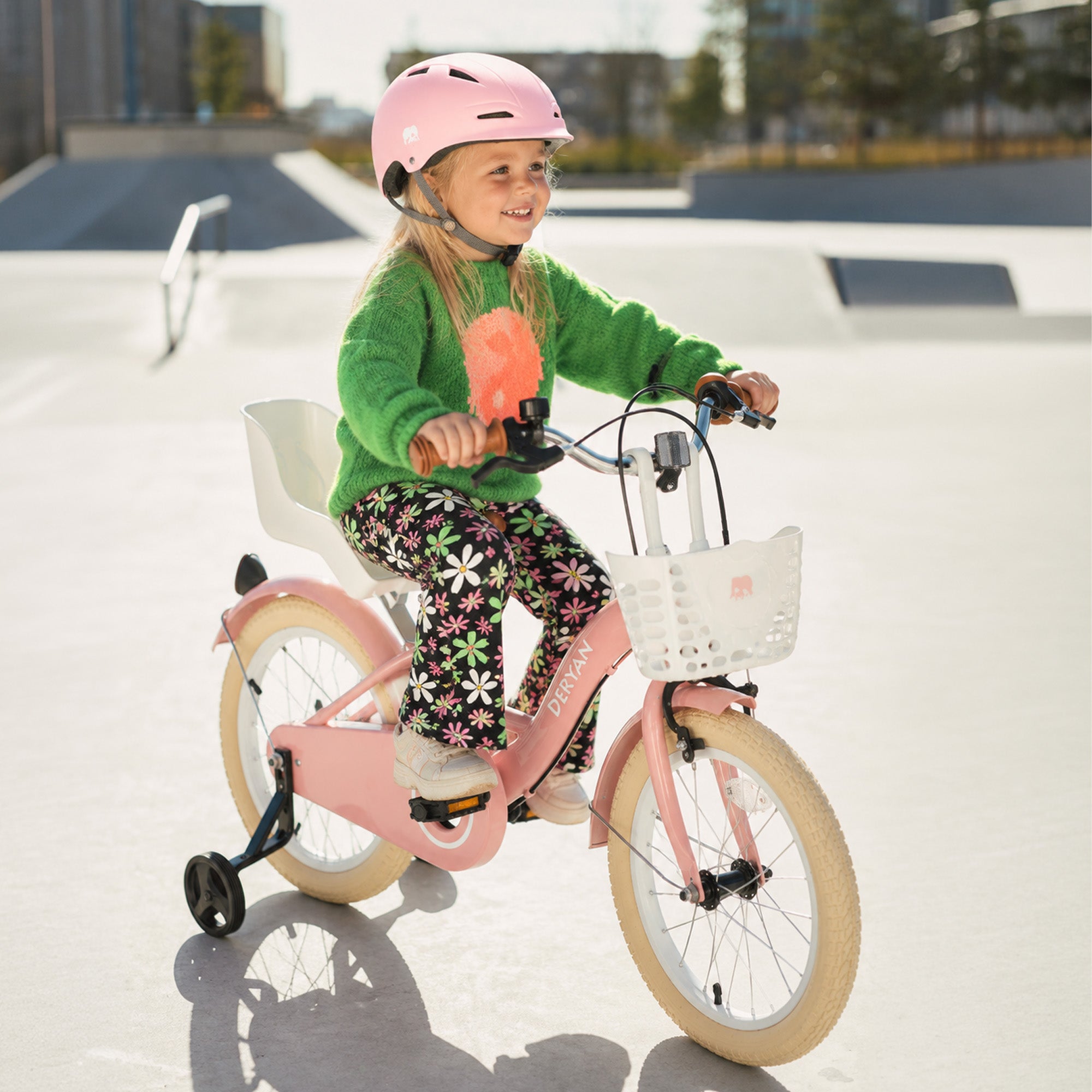 Kinderhelm Roze - Maat M