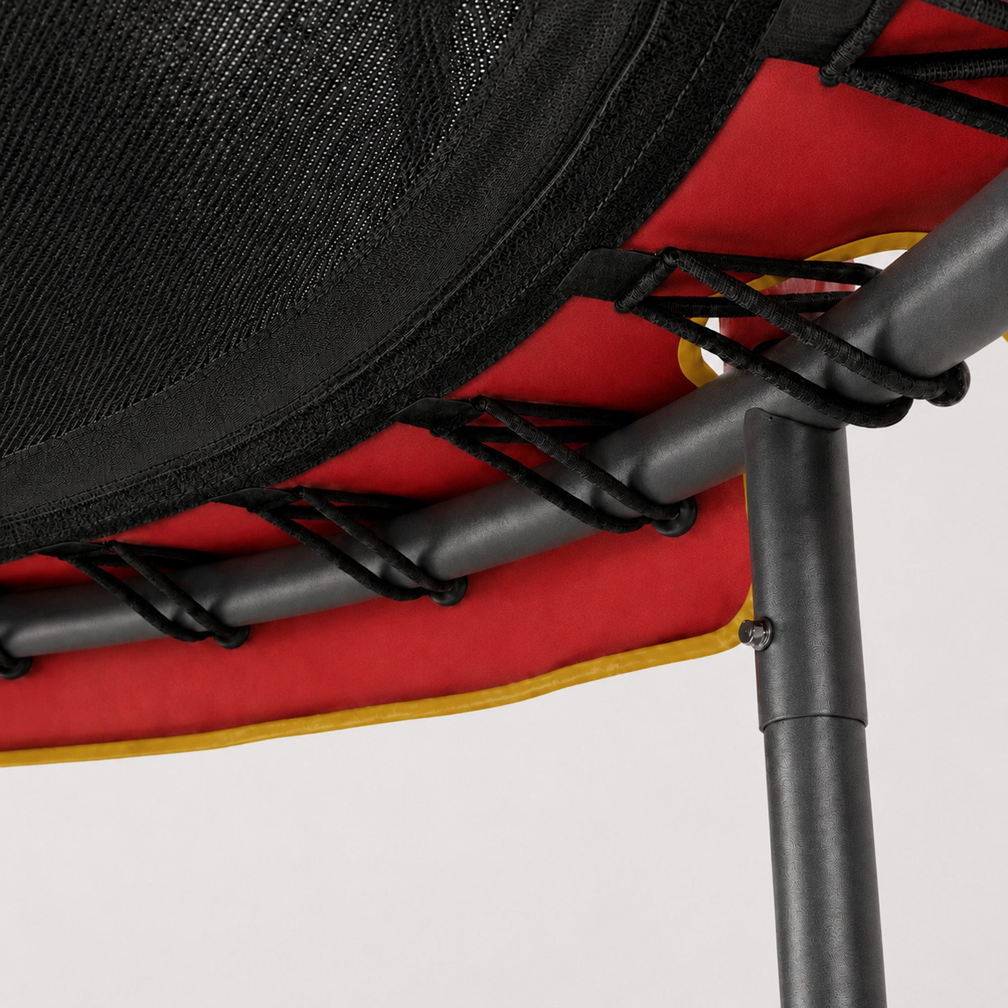 Mooiys Indoor Kindertrampoline 140cm - Met Veiligheidsnet - Rood