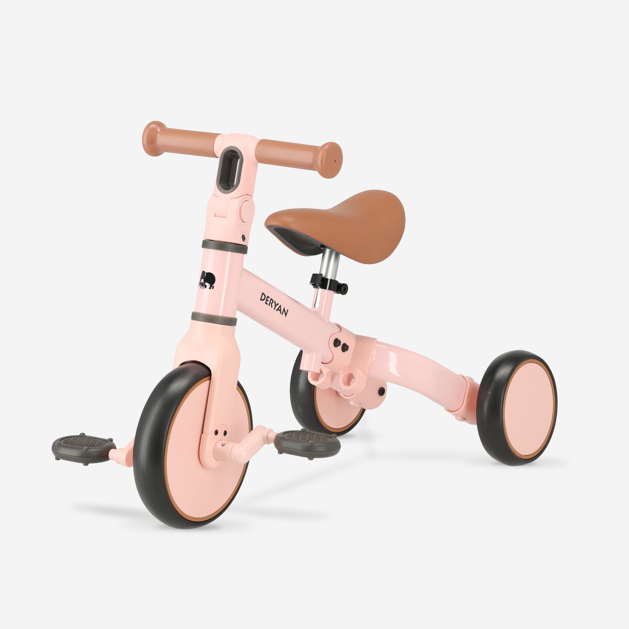 Jaime 4 in 1 Driewieler - Roze