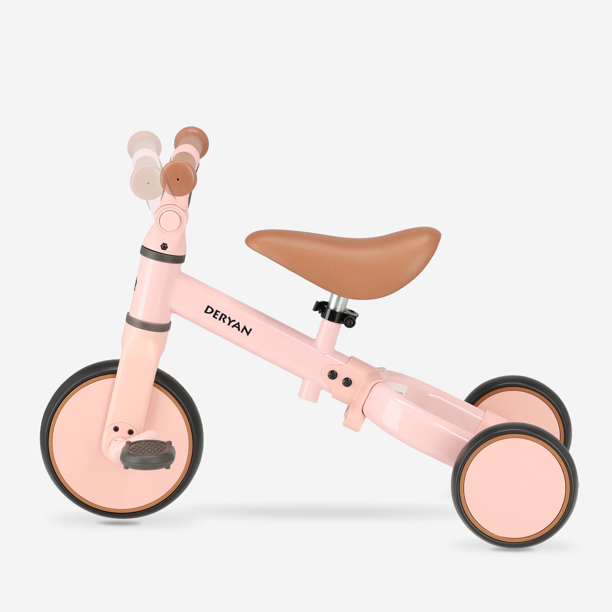 Jaime 4 in 1 Driewieler - Roze