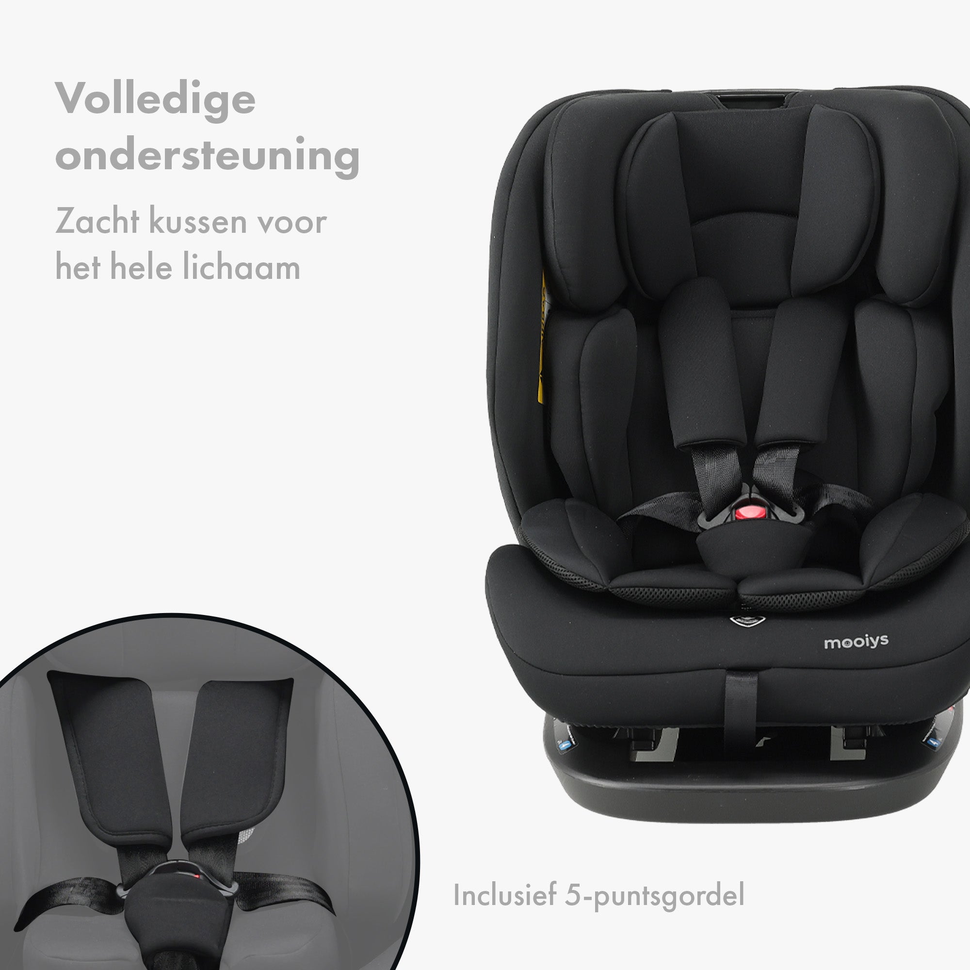 Bella i-Size Autostoel - Geschikt vanaf 40 tot 150 cm - Achterwaarts & Voorwaarts - Te bevestigen met gordel
