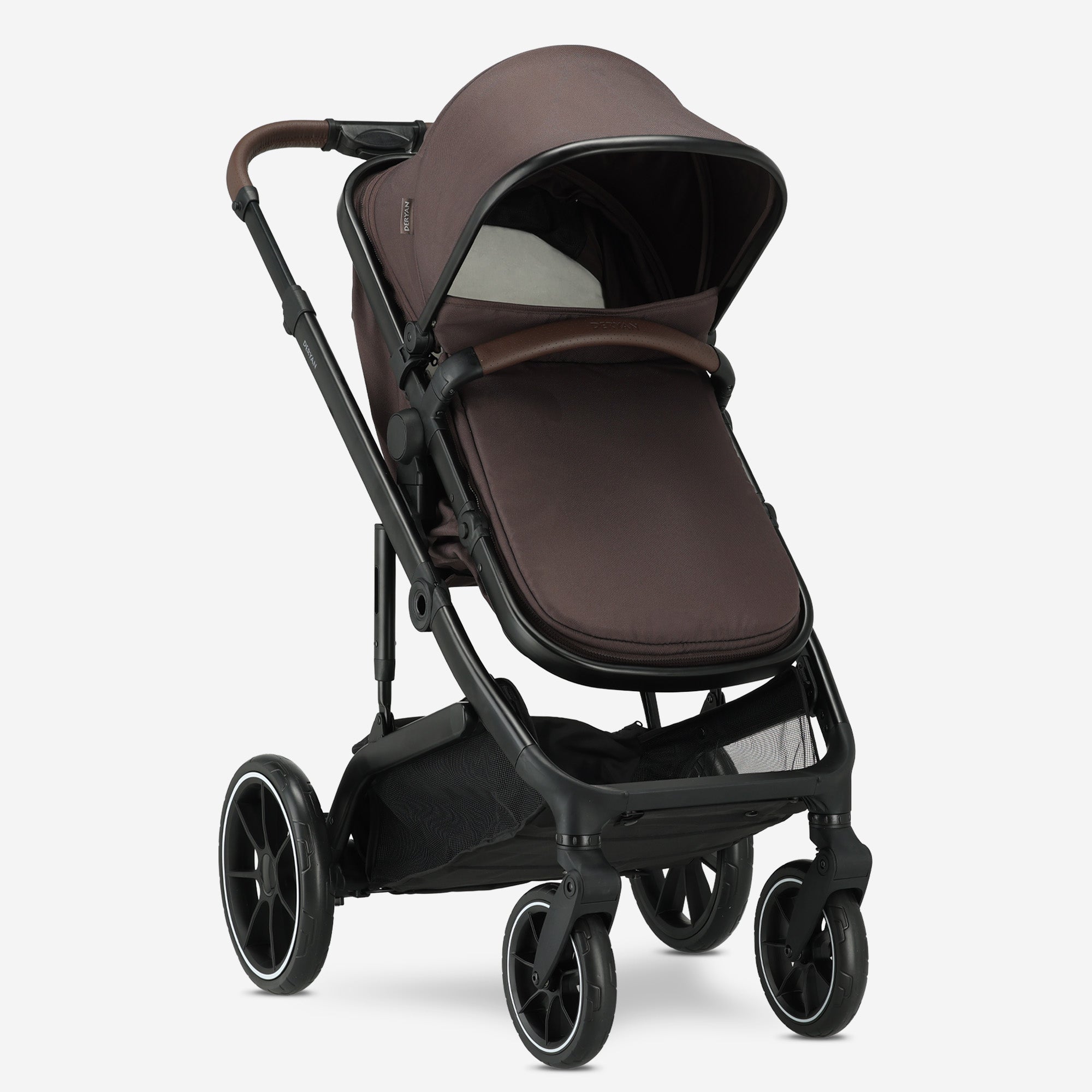 Noa 3-in-1 Kinderwagen Chocolate Brown