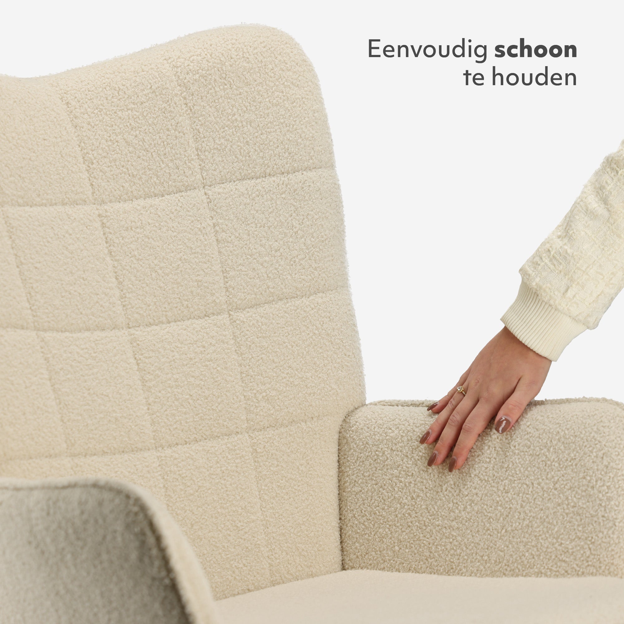 Mooiys Schommelstoel teddy