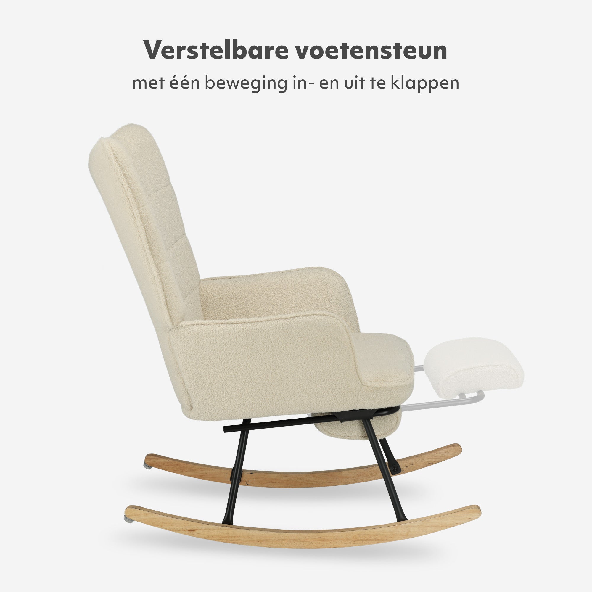 Mooiys Schommelstoel teddy