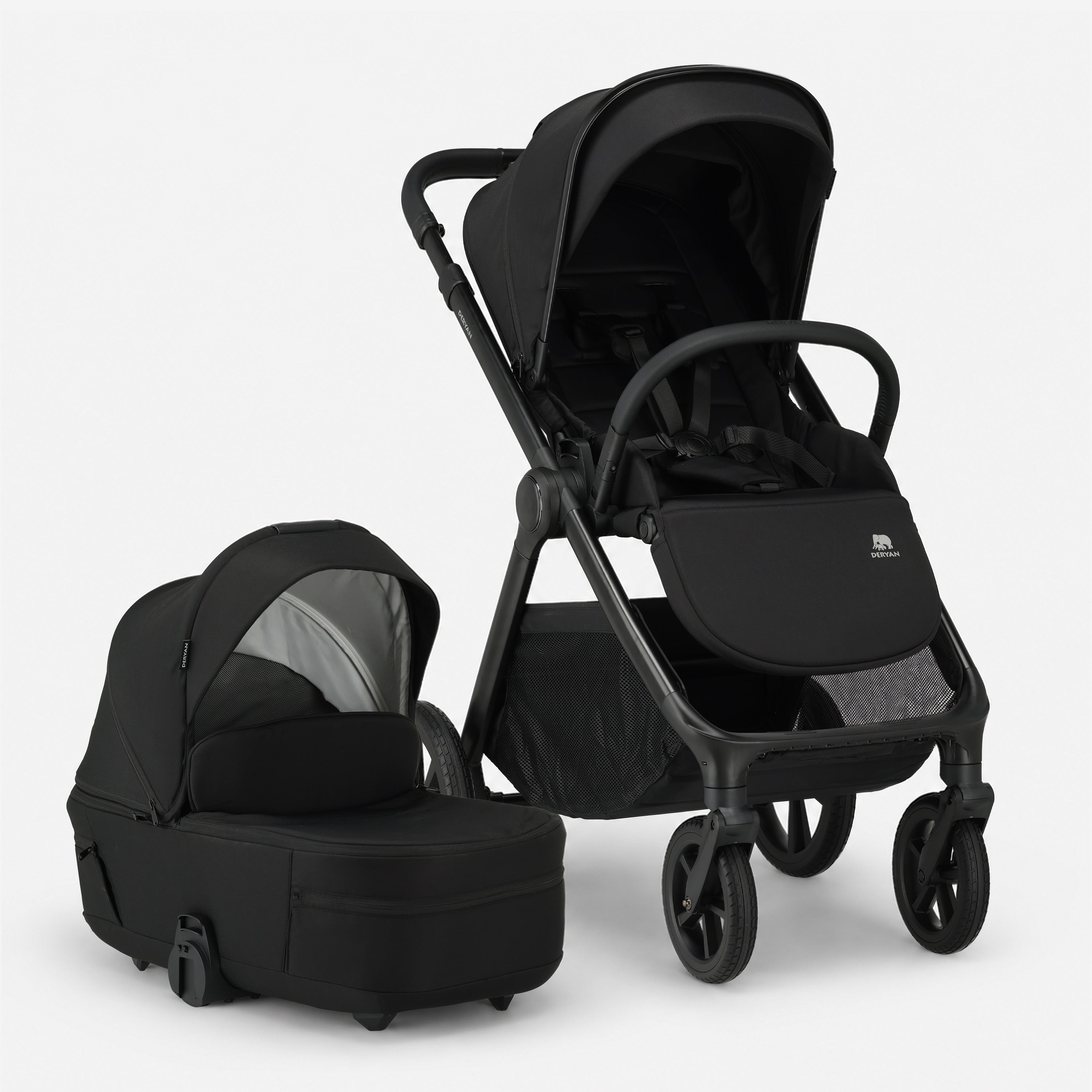 Otis 2-in-1 Kinderwagen Zwart